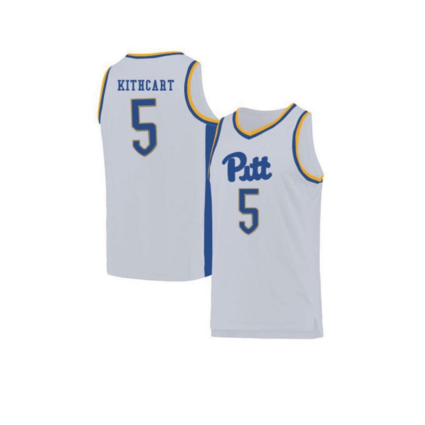 NCAAB Justice Kithcart Pittsburgh Panthers 5 Jersey