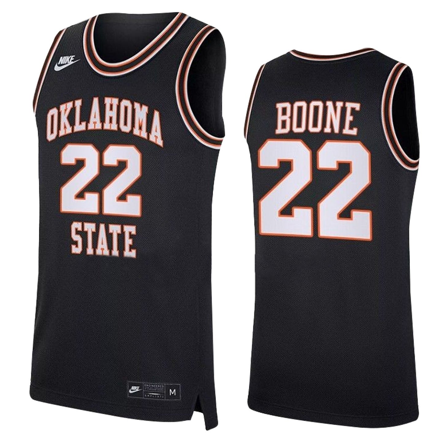 NCAAB Kalib Boone OSU Cowboys 22 Jersey
