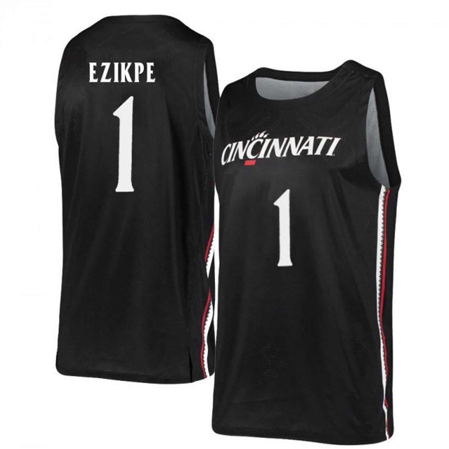 NCAAB Kalu Ezikpe Cincinnati Bearcats 1 Jersey