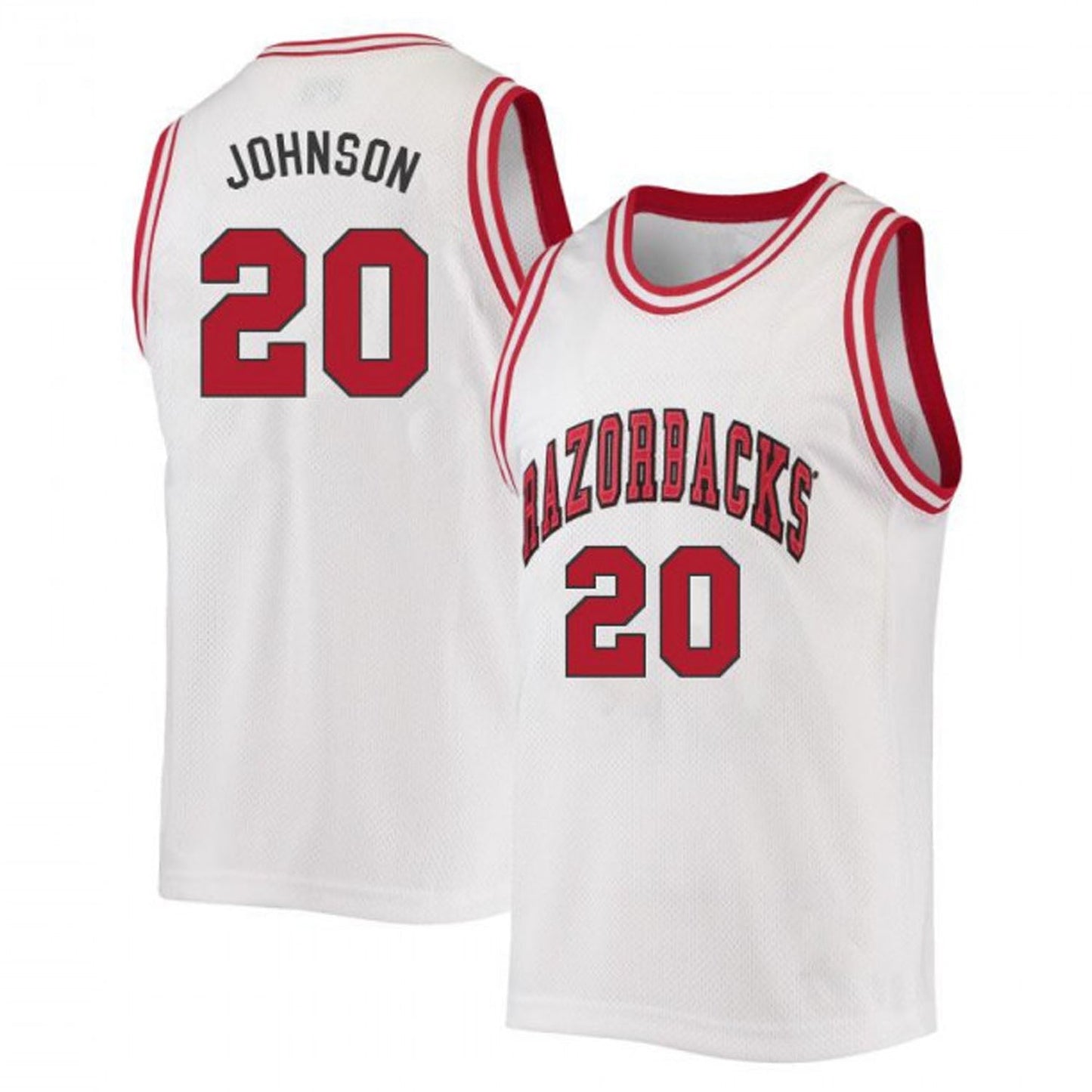 NCAAB Kamani Johnson Arkansas Razorbacks 20 Jersey