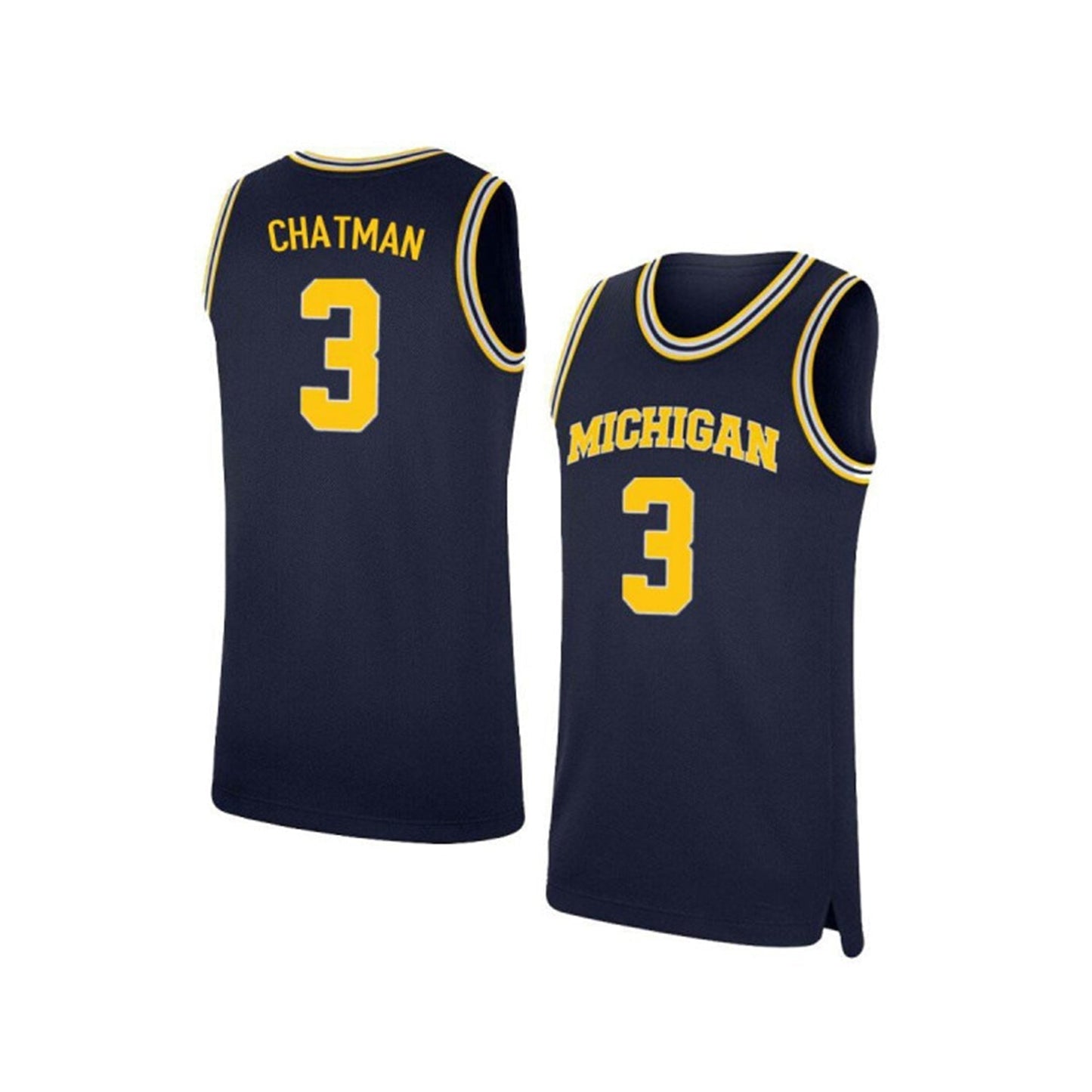 NCAAB Kameron Chatman Michigan Wolverines 3 Jersey