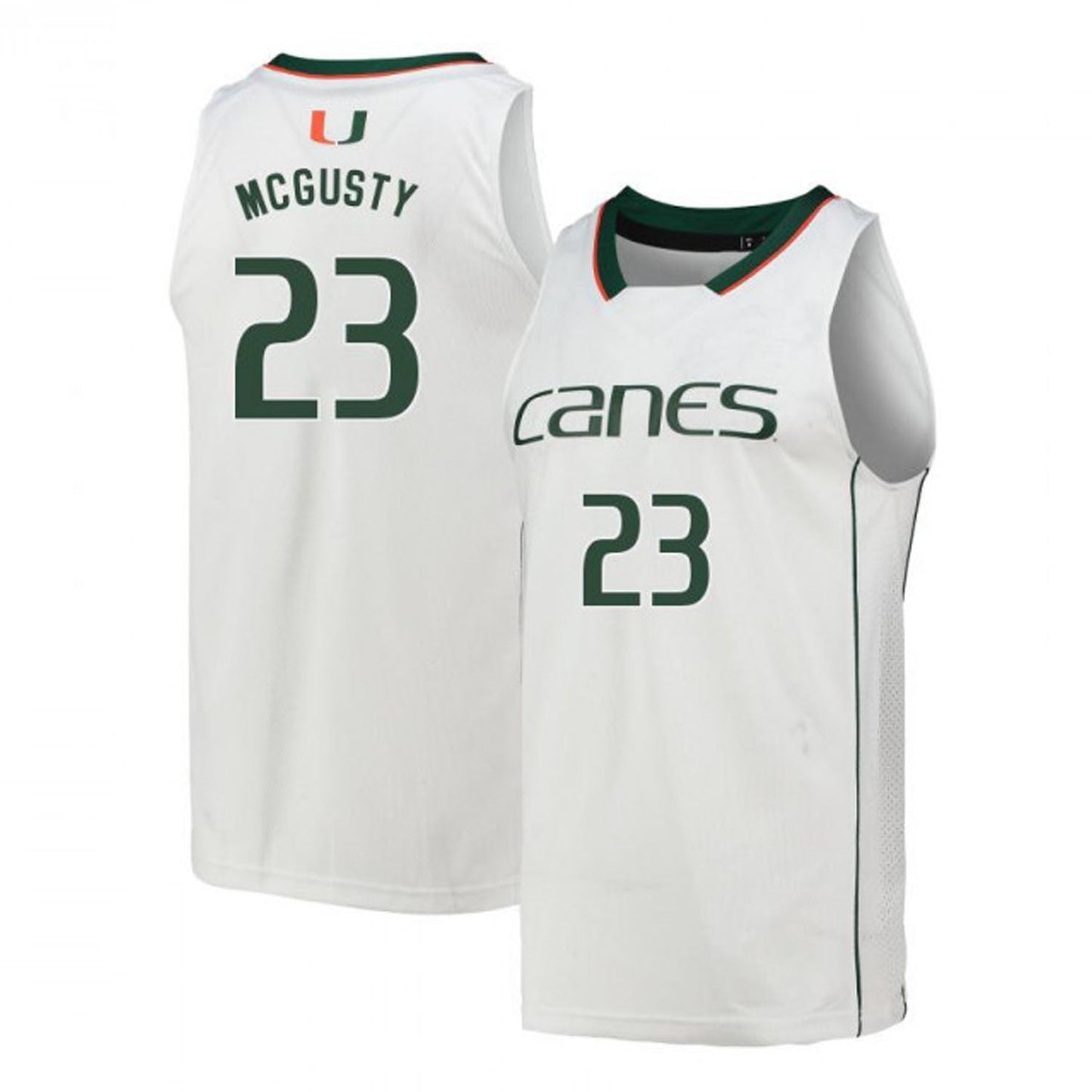 NCAAB Kameron Mcgusty Miami Hurricanes 23 Jersey