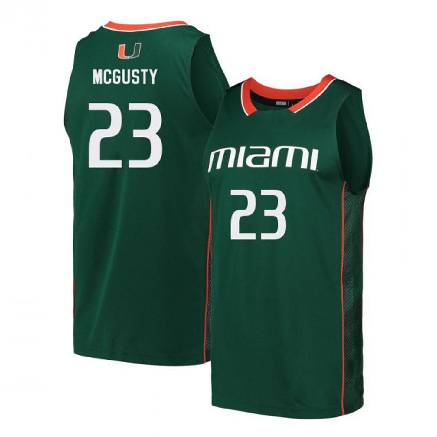 NCAAB Kameron Mcgusty Miami Hurricanes 23 Jersey