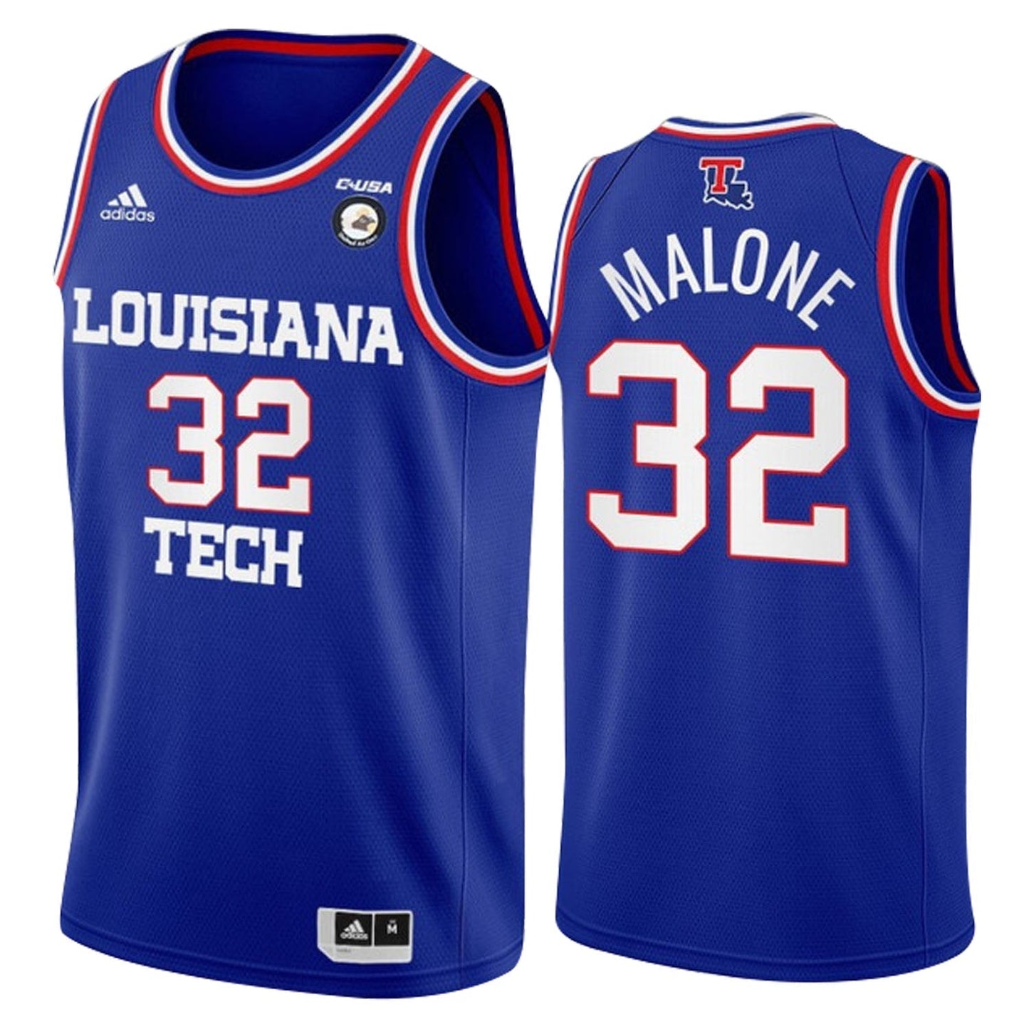 NCAAB Karl Malone Louisiana Tech Bulldogs 32 Jersey
