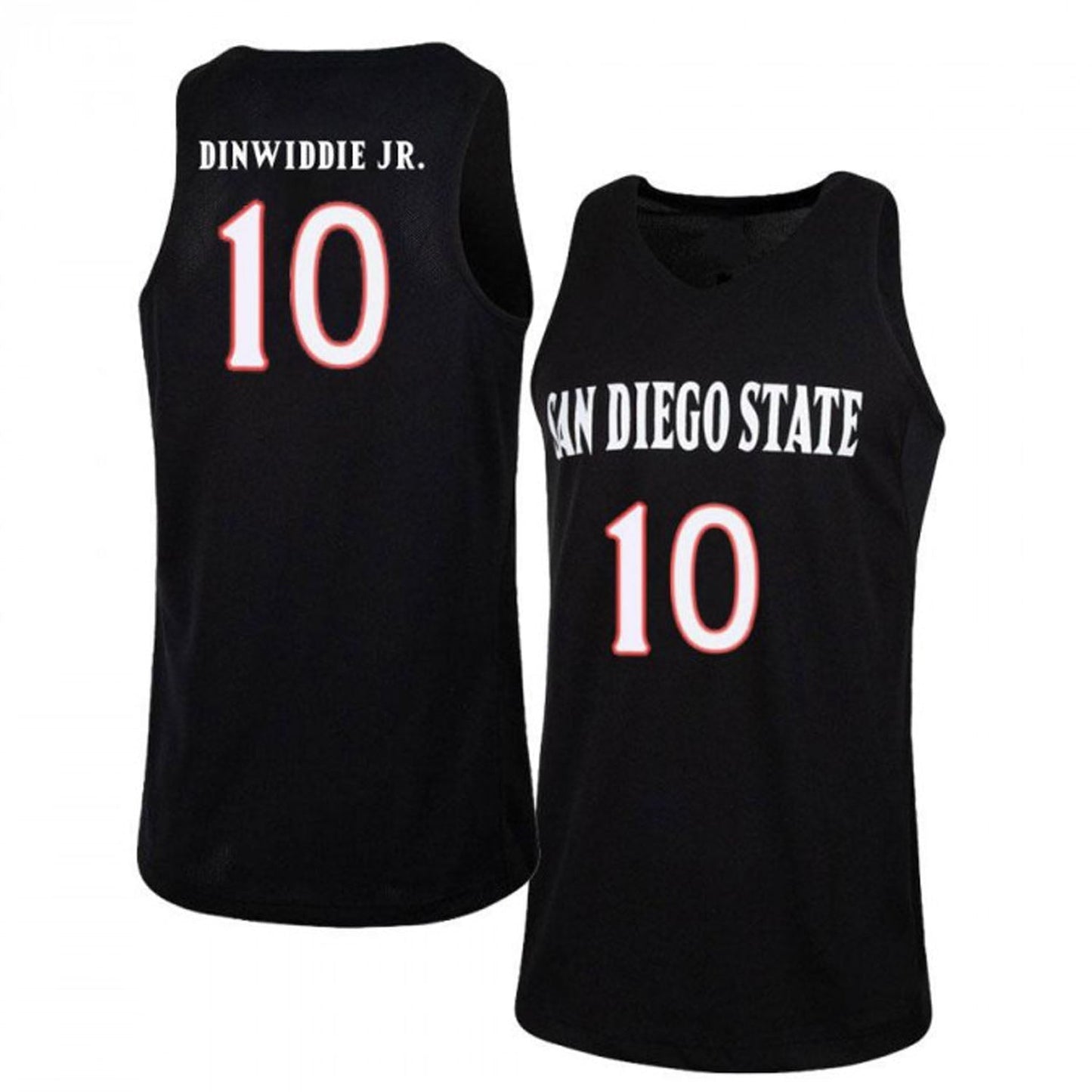 NCAAB Keith Dinwiddie Jr San Diego State Aztecs 10 Jersey