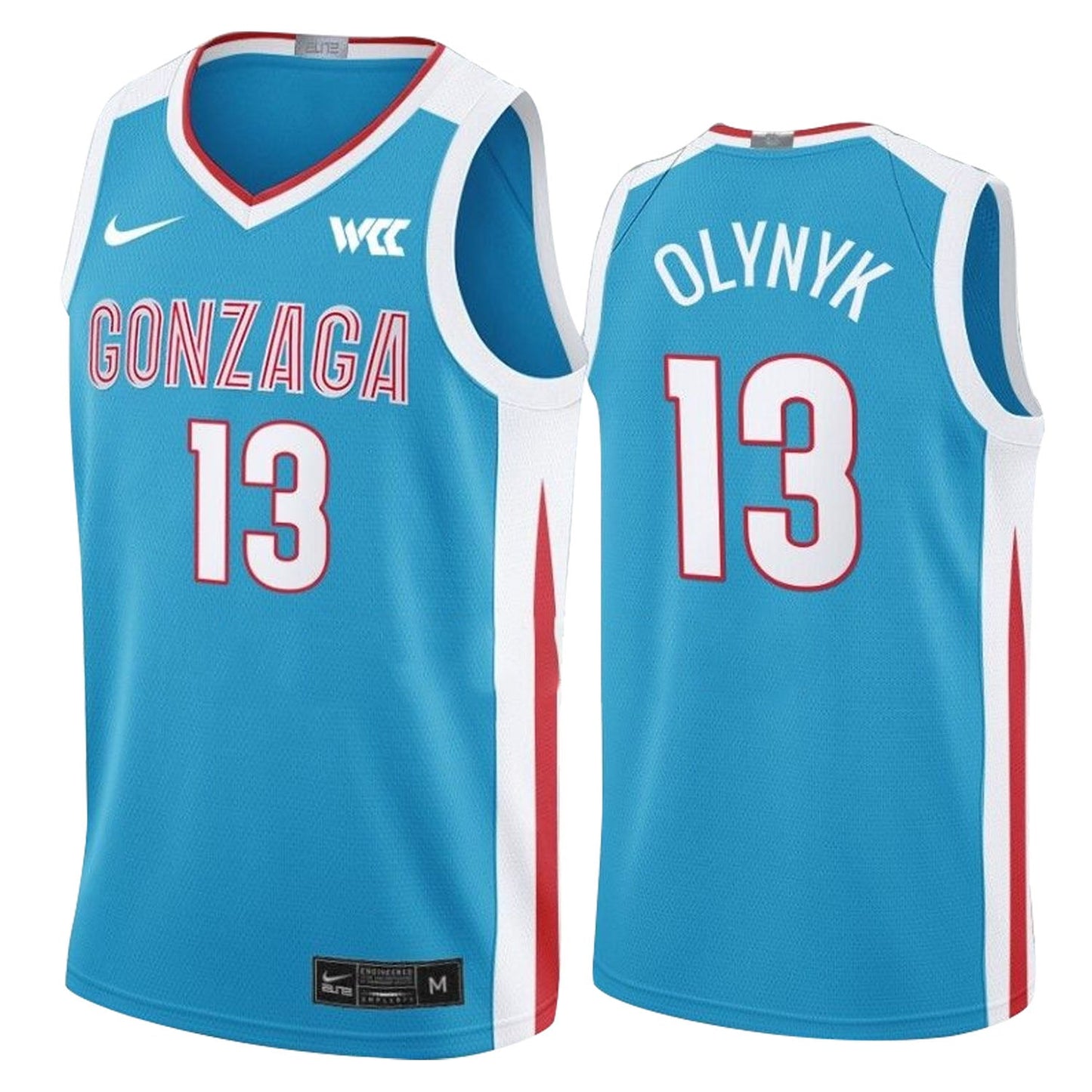 NCAAB Kelly Olynyk Gonzaga Bulldogs 13 Jersey