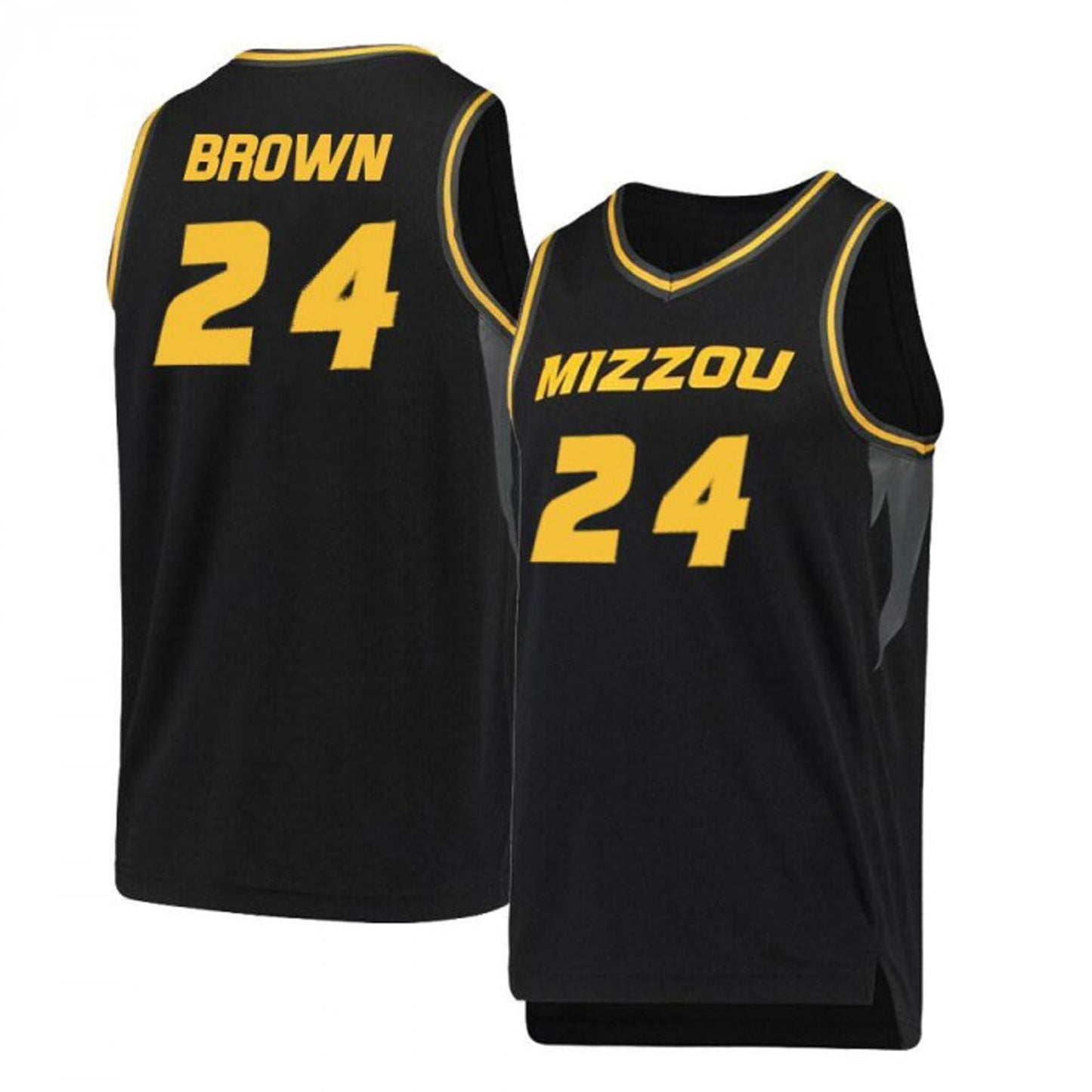 NCAAB Kobe Brown Missouri Tigers 24 Jersey