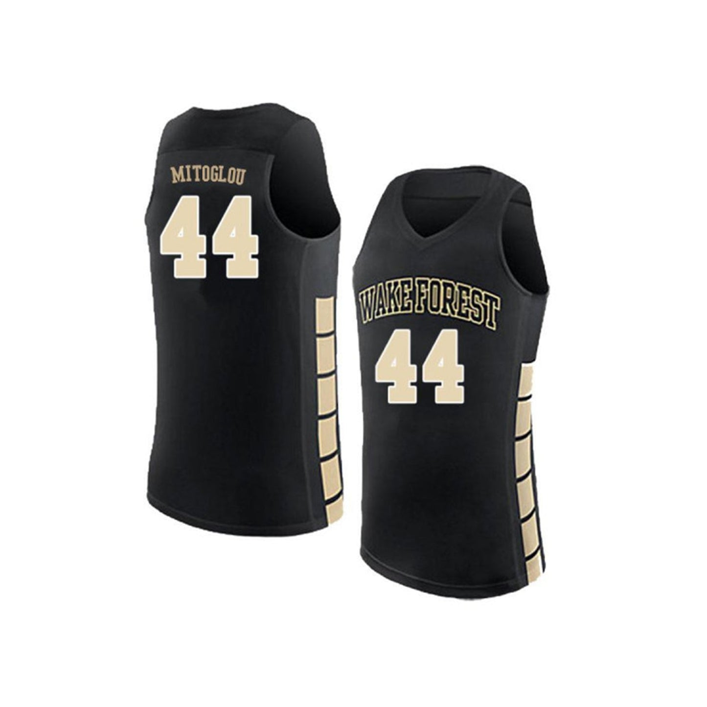 NCAAB Konstantinos Mitoglou Wake Forest Demon Deacons 44 Jersey