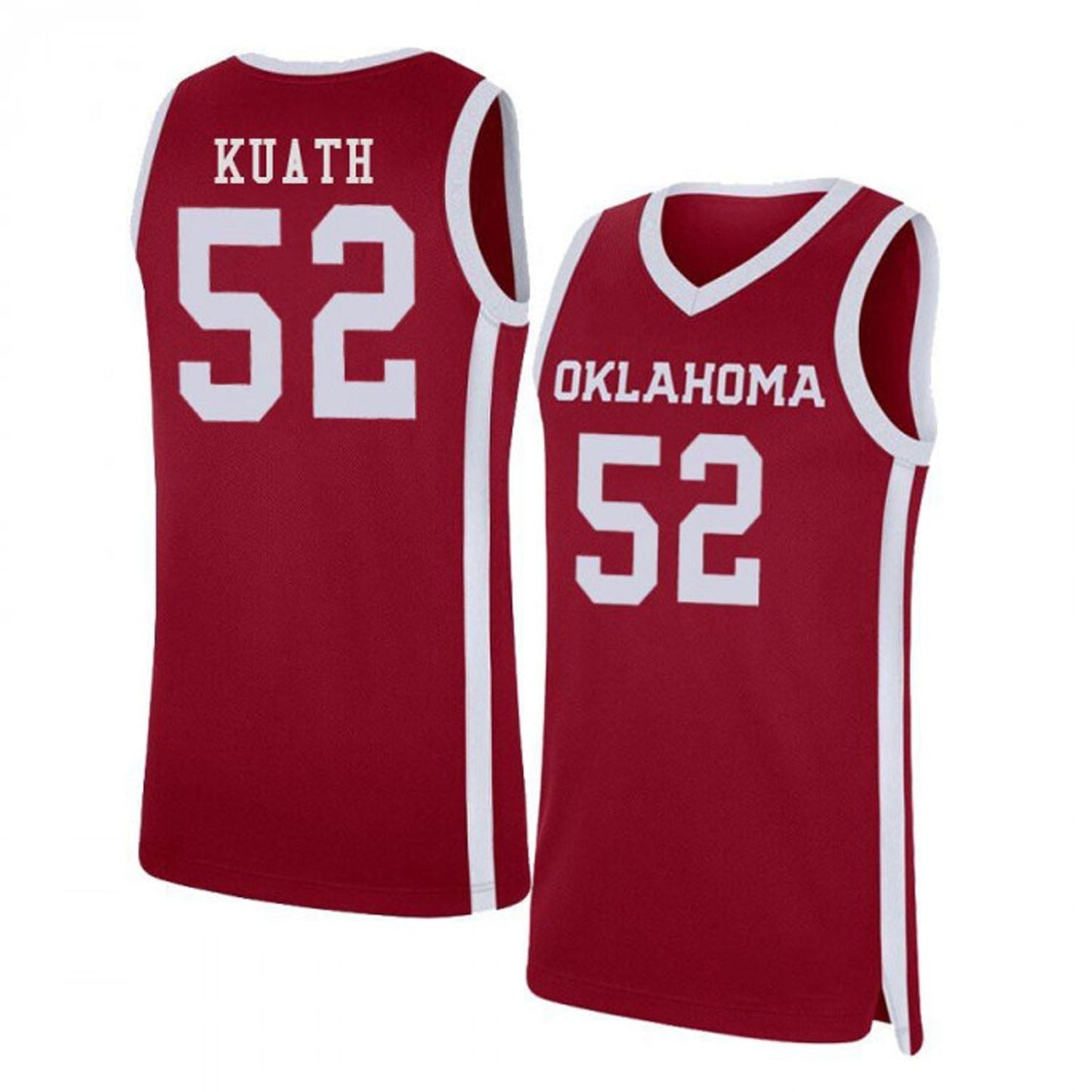 NCAAB Kur Kuath Oklahoma Sooners 52 Jersey