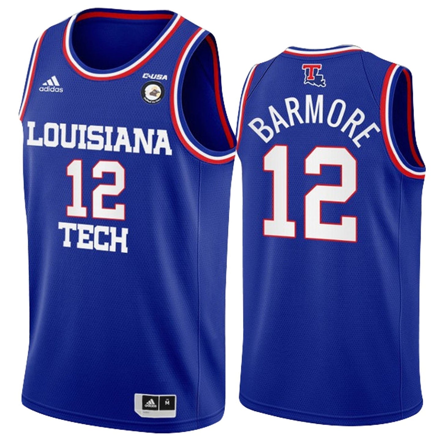 NCAAB Leon Barmore Louisiana Tech Bulldogs 12 Jersey