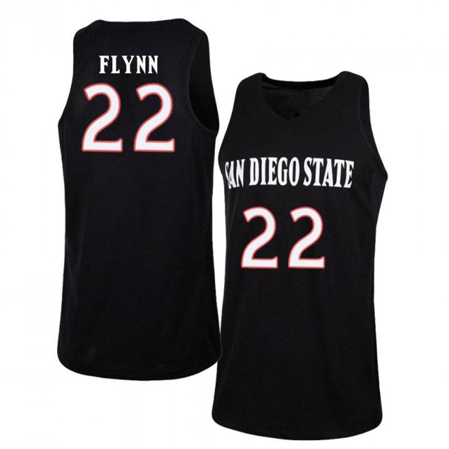 NCAAB Malachi Flynn San Diego State Aztecs 22 Jersey