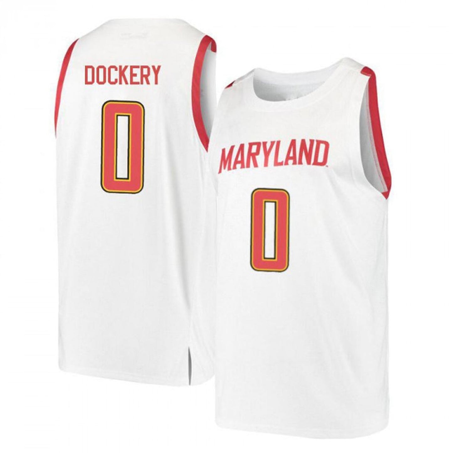 NCAAB Marcus Dockery Maryland Terrapins 0 Jersey