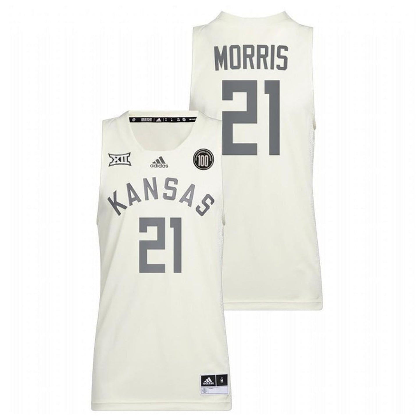 NCAAB Markieff Morris Kansas Jayhawks 21 Jersey