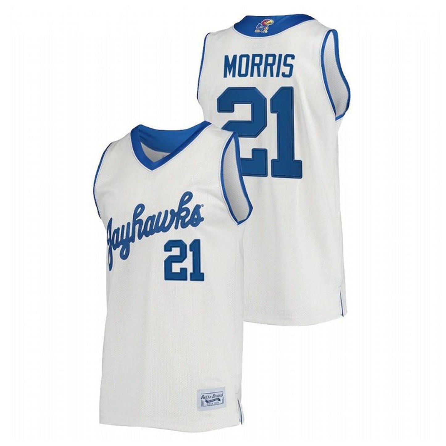 NCAAB Markieff Morris Kansas Jayhawks 21 Jersey