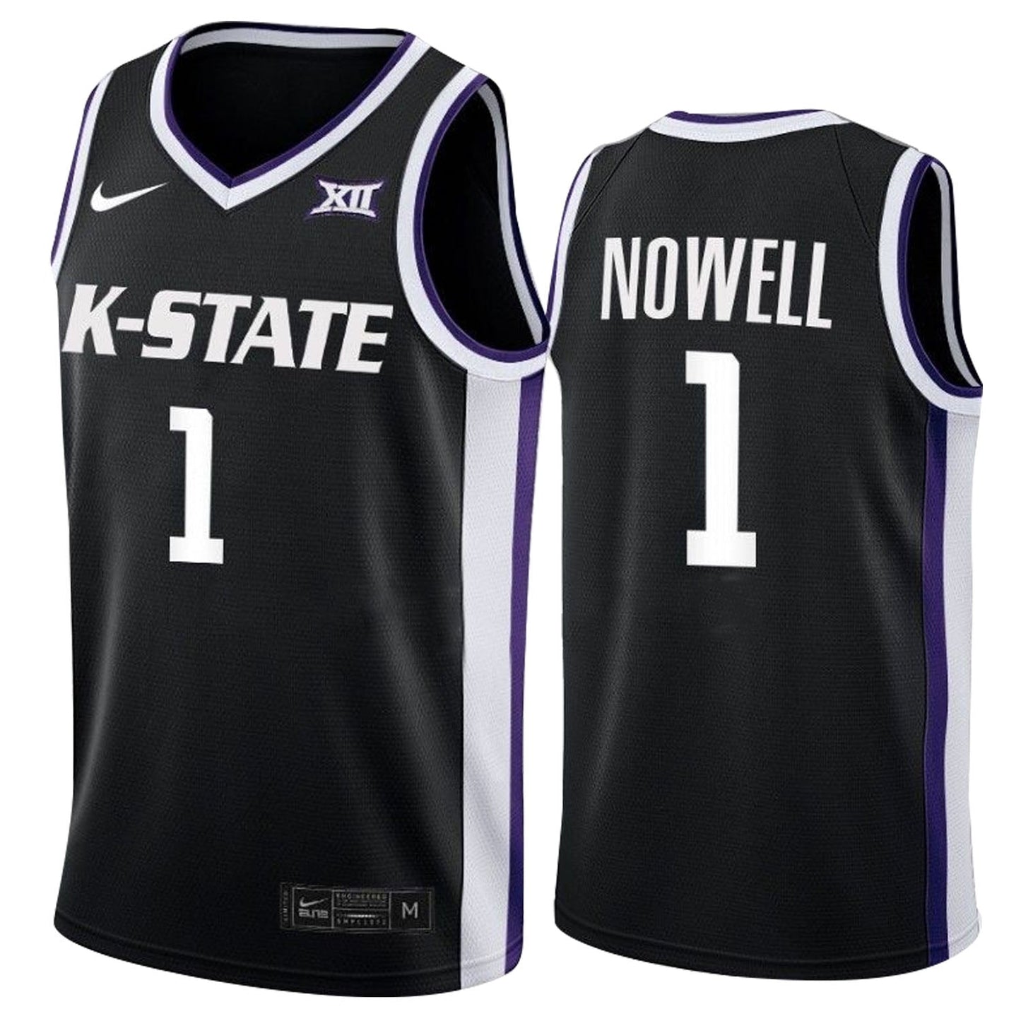 NCAAB Markquis Nowell Kansas State Wildcats 1 Jersey