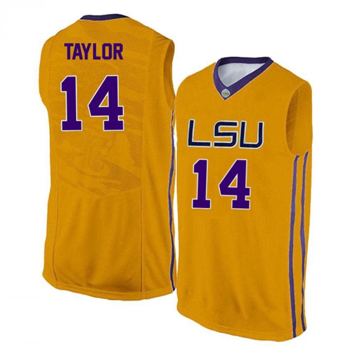 NCAAB Marlon Taylor LSU Tigers 14 Jersey