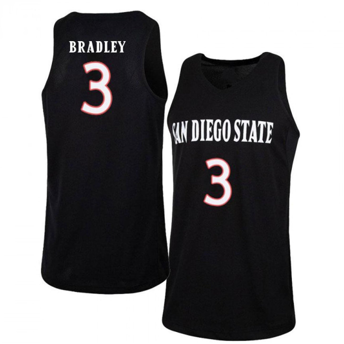 NCAAB Matt Bradley San Diego State Aztecs 3 Jersey