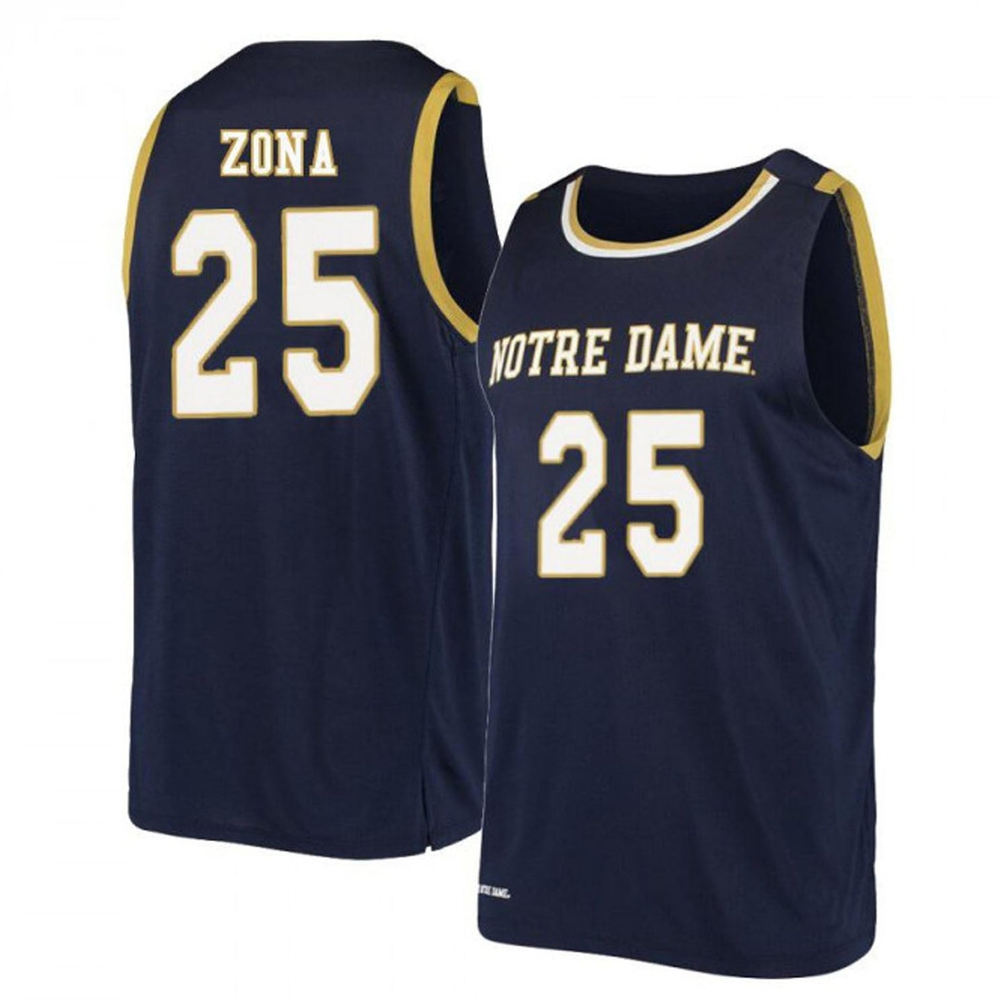 NCAAB Matt Zona Notre Dame Fighting Irish 25 Jersey