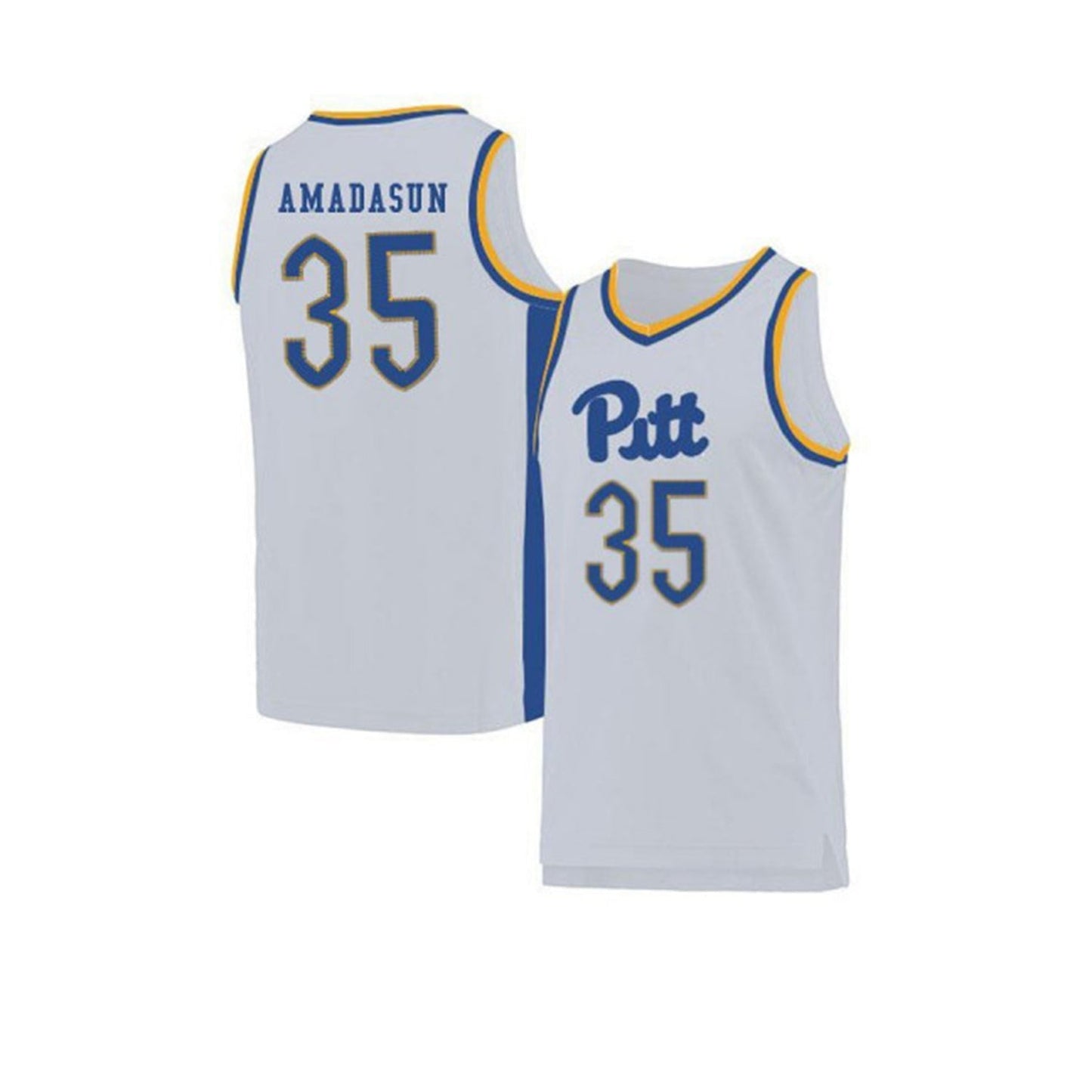 NCAAB Max Amadasun Pittsburgh Panthers 35 Jersey