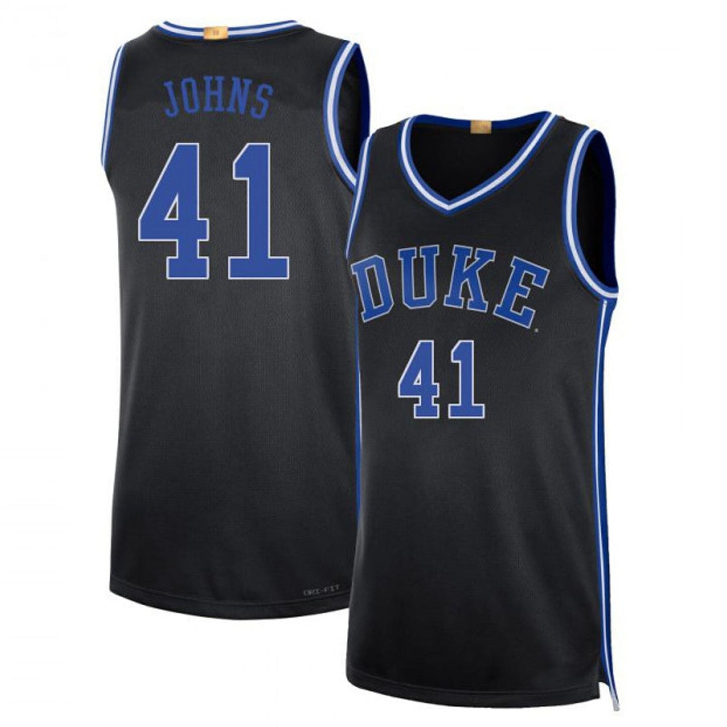 NCAAB Max Johns Duke Blue Devils 41 Jersey