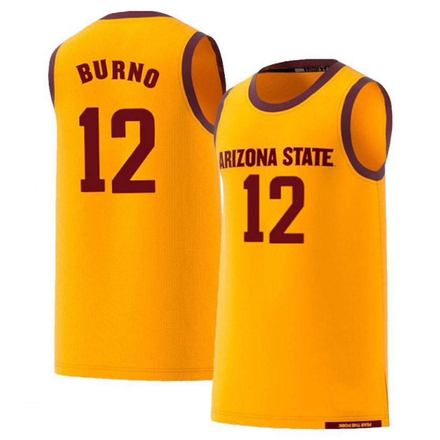 NCAAB Micah Burno Arizona State Sun Devils 12 Jersey