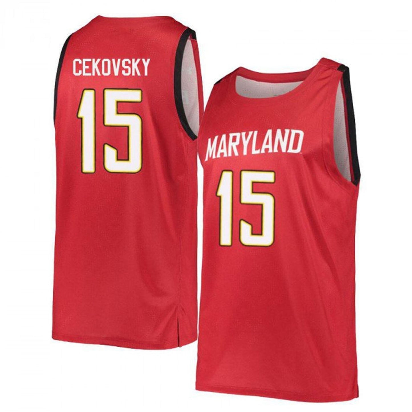 NCAAB Michal Cekovsky Maryland Terrapins 15 Jersey