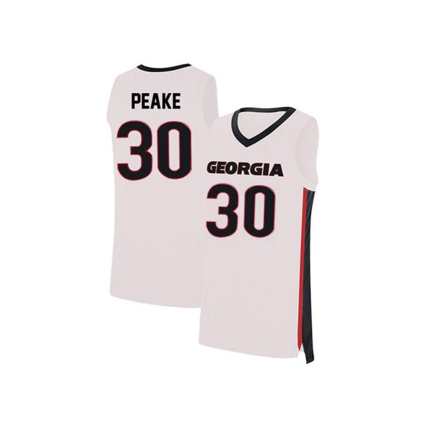 NCAAB Mike Peake Georgia Bulldogs 30 Jersey