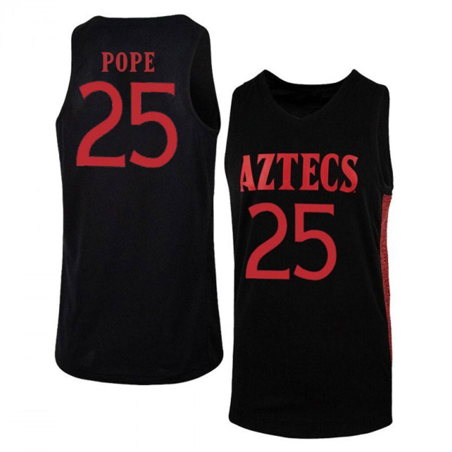 NCAAB Mike Pope San Diego State Aztecs 25 Jersey