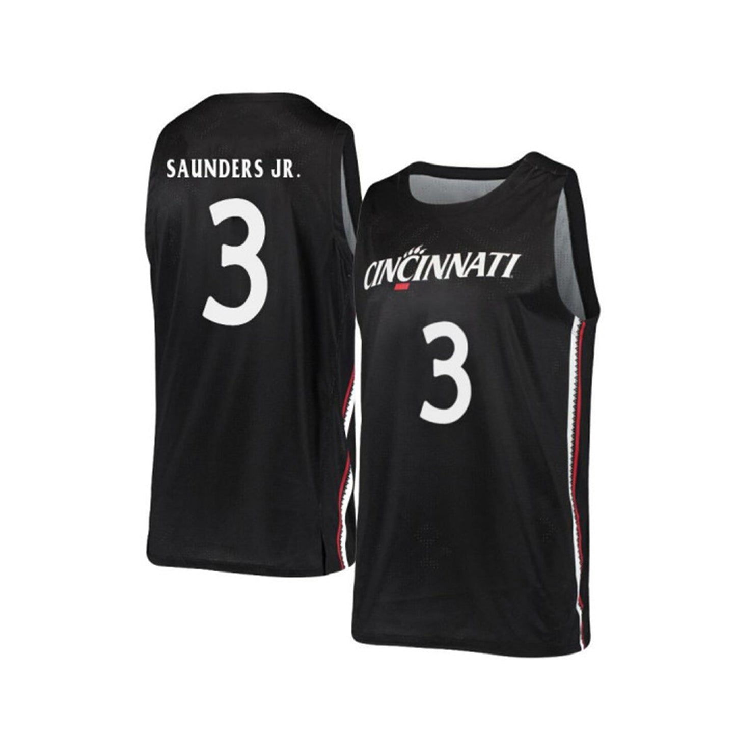 NCAAB Mike Saunder Jr Cincinnati Bearcats 3 Jersey