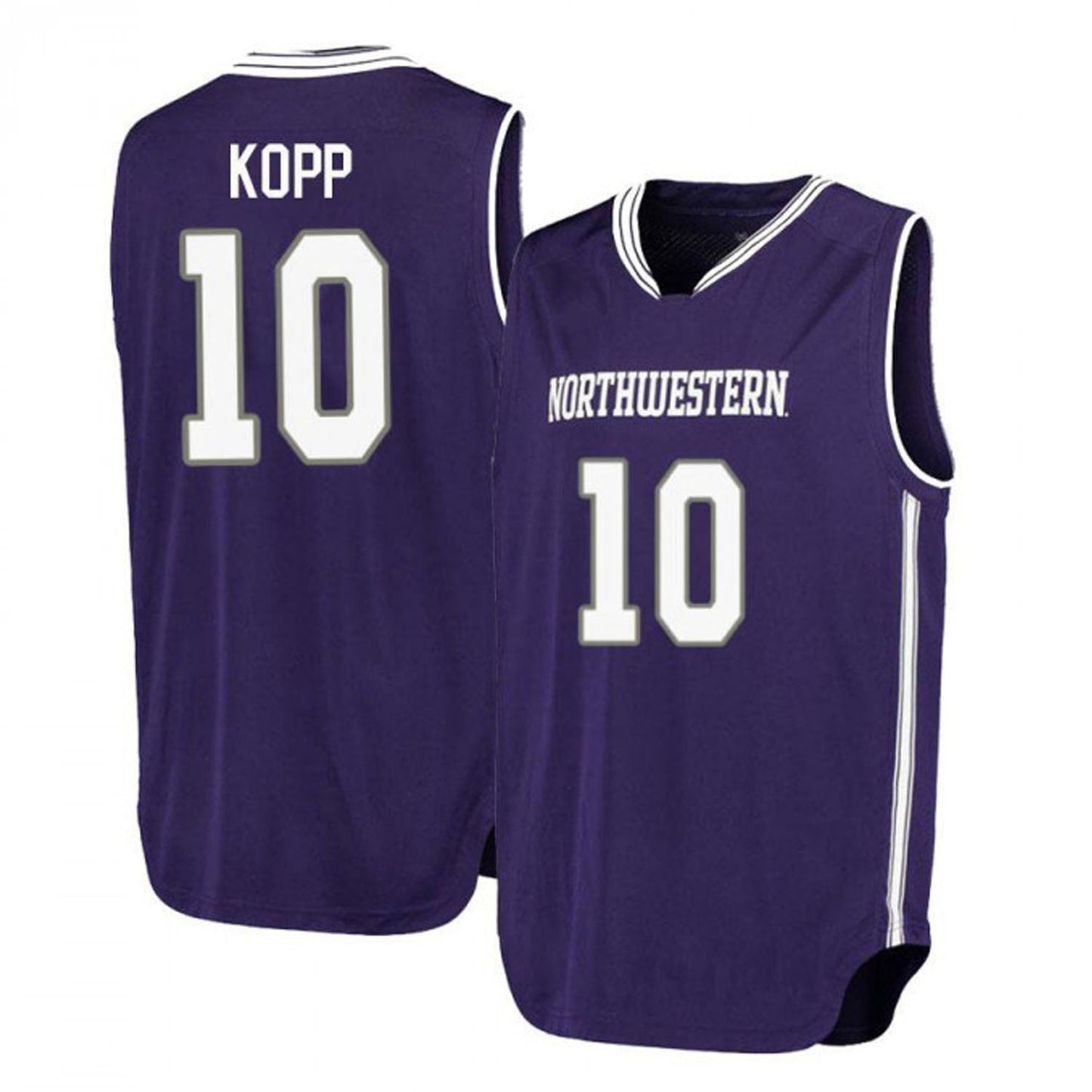 NCAAB Miller Kopp Northwestern Wildcats 10 Jersey