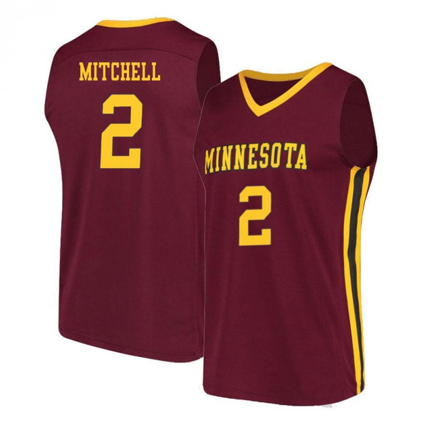 NCAAB Minnesota Golden Gophers 2 Martice Mitchell Jersey