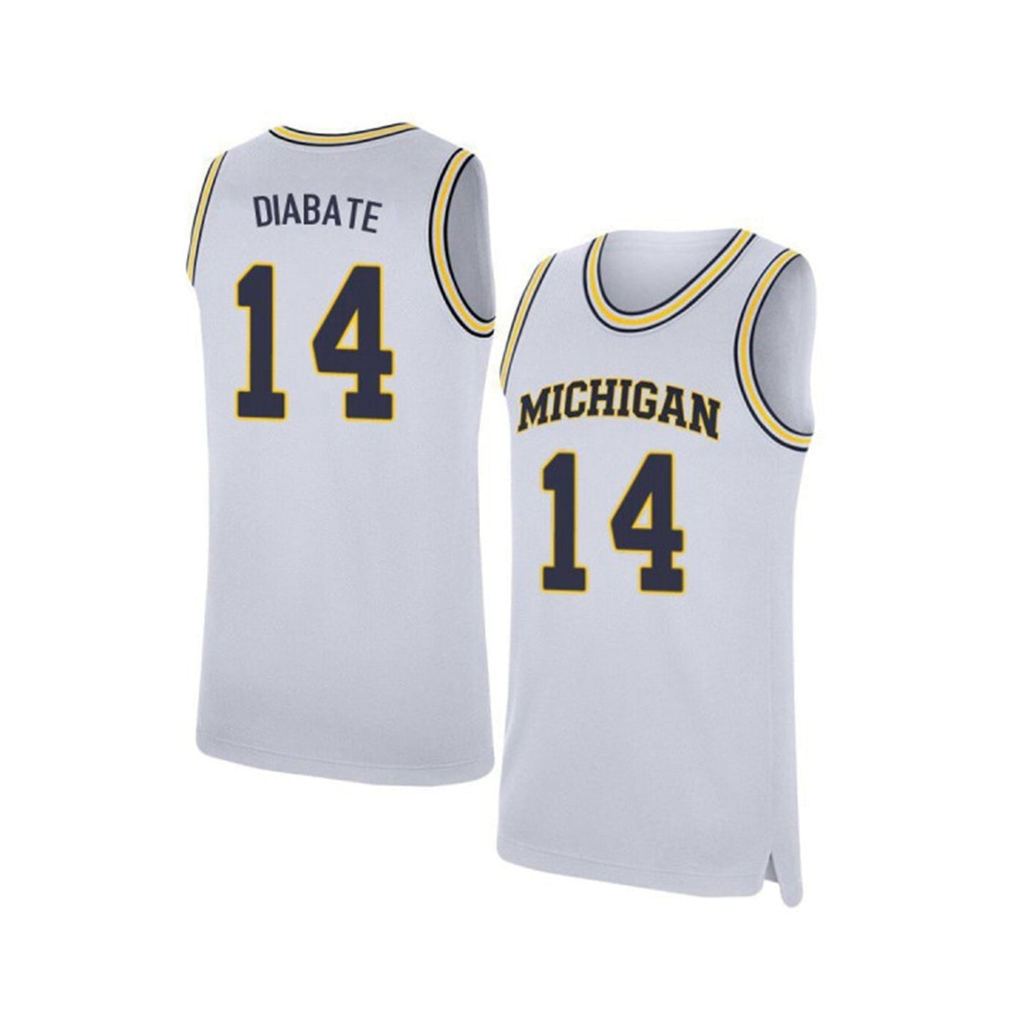 NCAAB Moussa Diabate Michigan Wolverines 14 Jersey