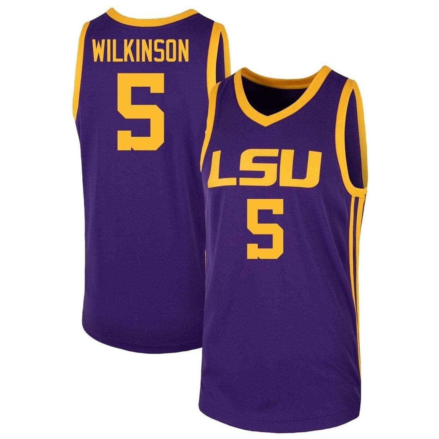 NCAAB Mwani Wilkinson LSU Tigers 5 Jersey