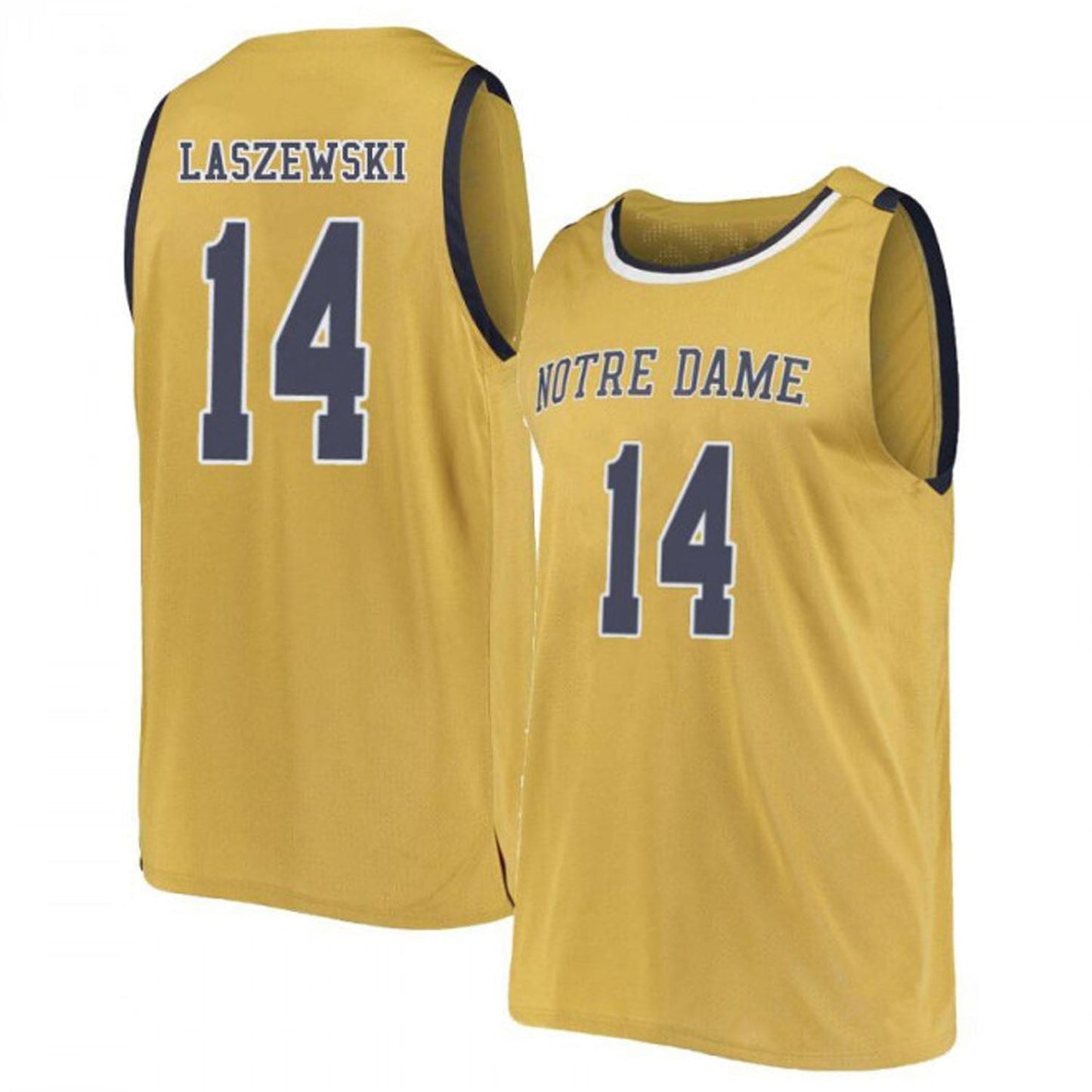 NCAAB Nate Laszewski Notre Dame Fighting Irish 14 Jersey