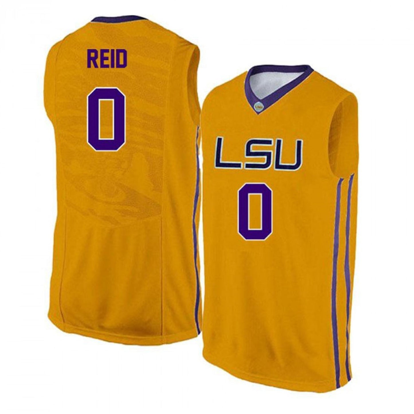 NCAAB Naz Reid LSU Tigers 0 Jersey