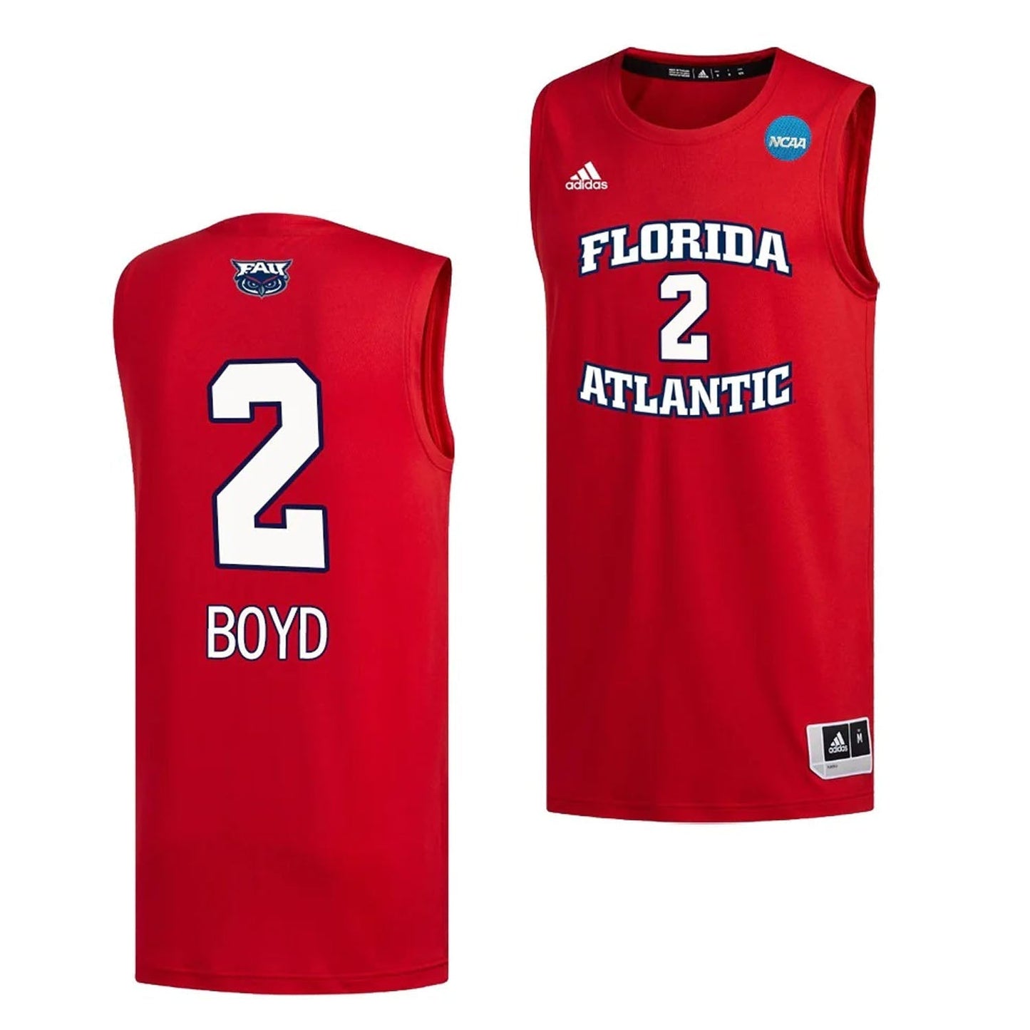 NCAAB Nicholas Boyd Florida Atlantic Owls 2 Jersey