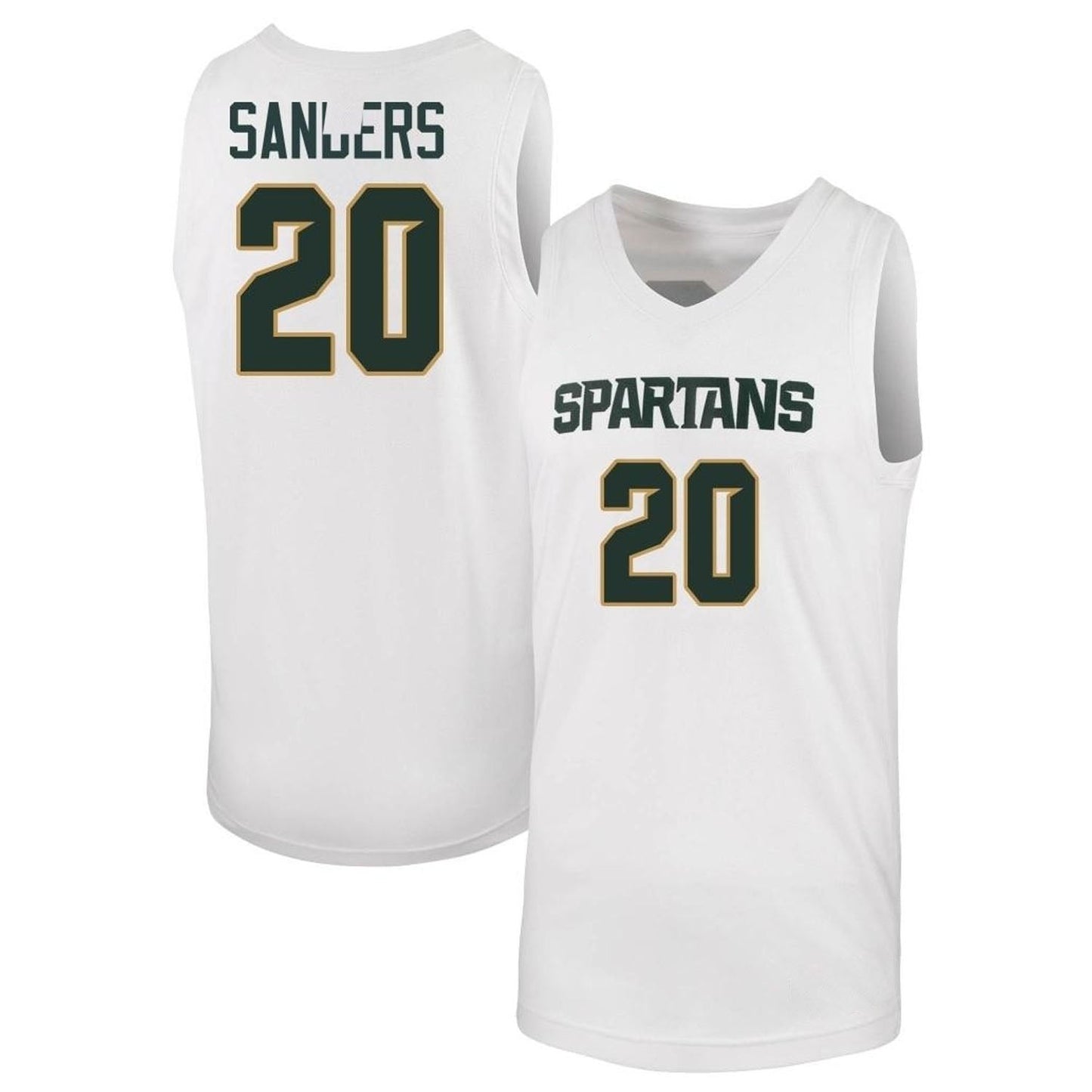 NCAAB Nick Sanders Michigan State Spartans 20 Jersey