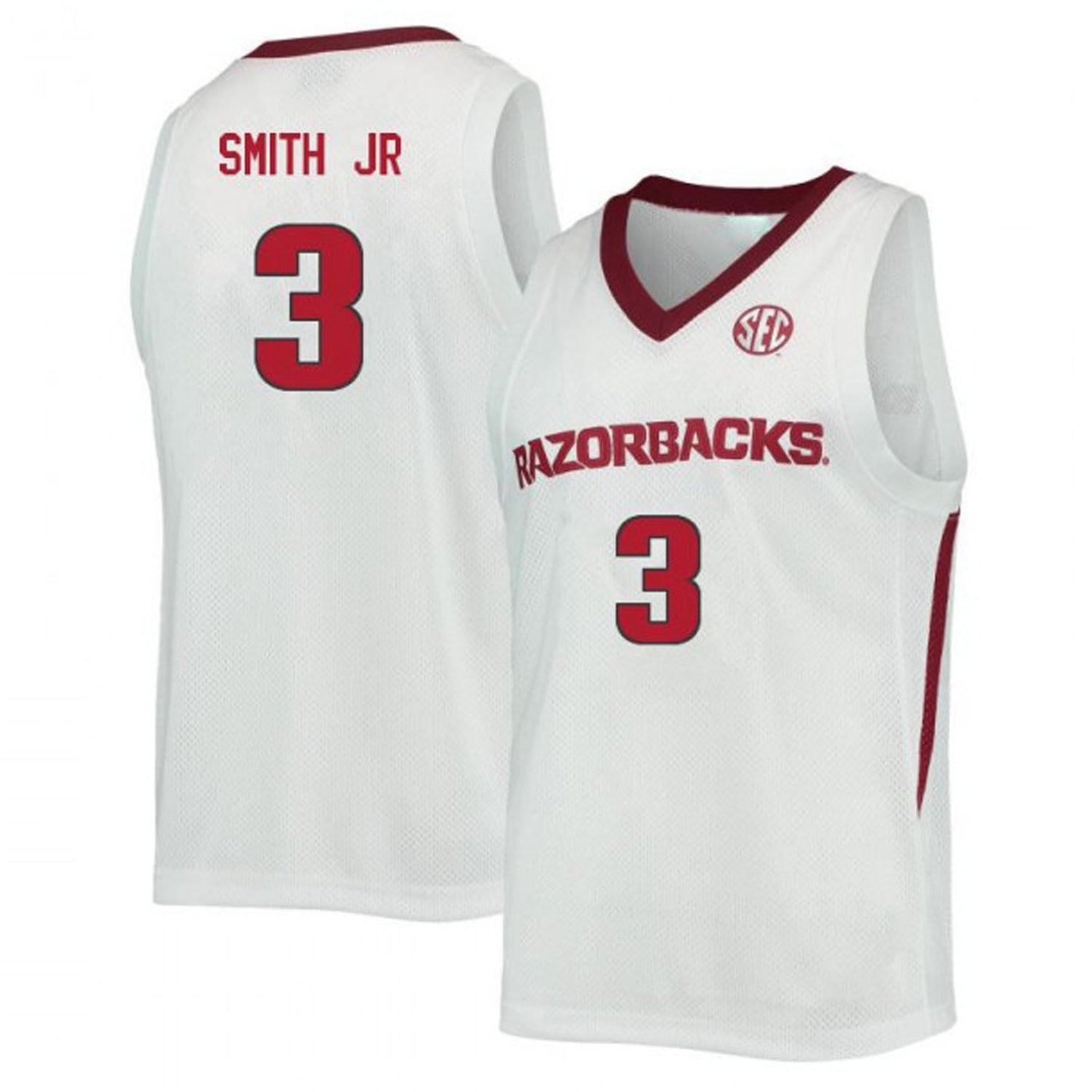 NCAAB Nick Smith Jr Arkansas Razorbacks 3 Jersey