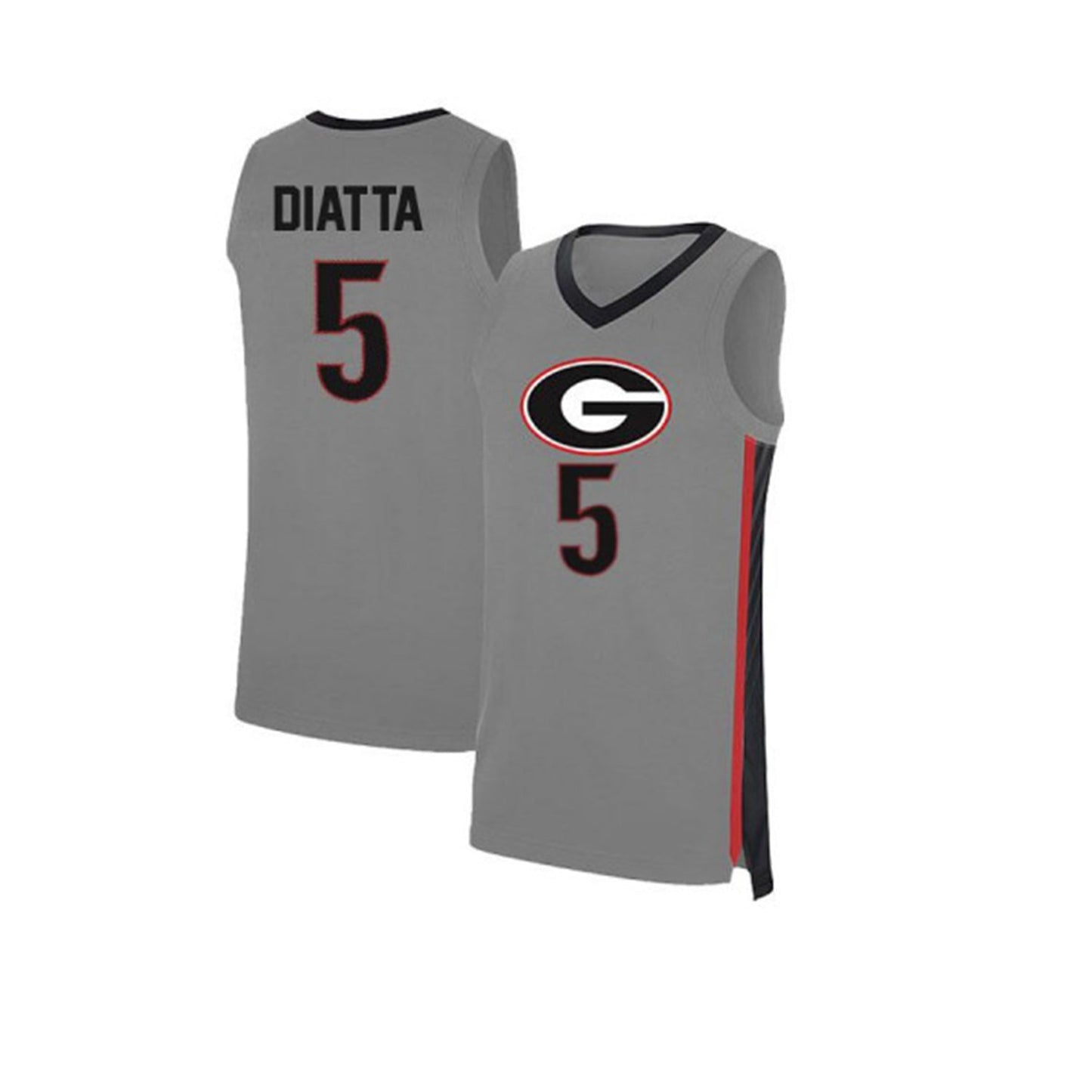 NCAAB Pape Diatta Georgia Bulldogs 5 Jersey