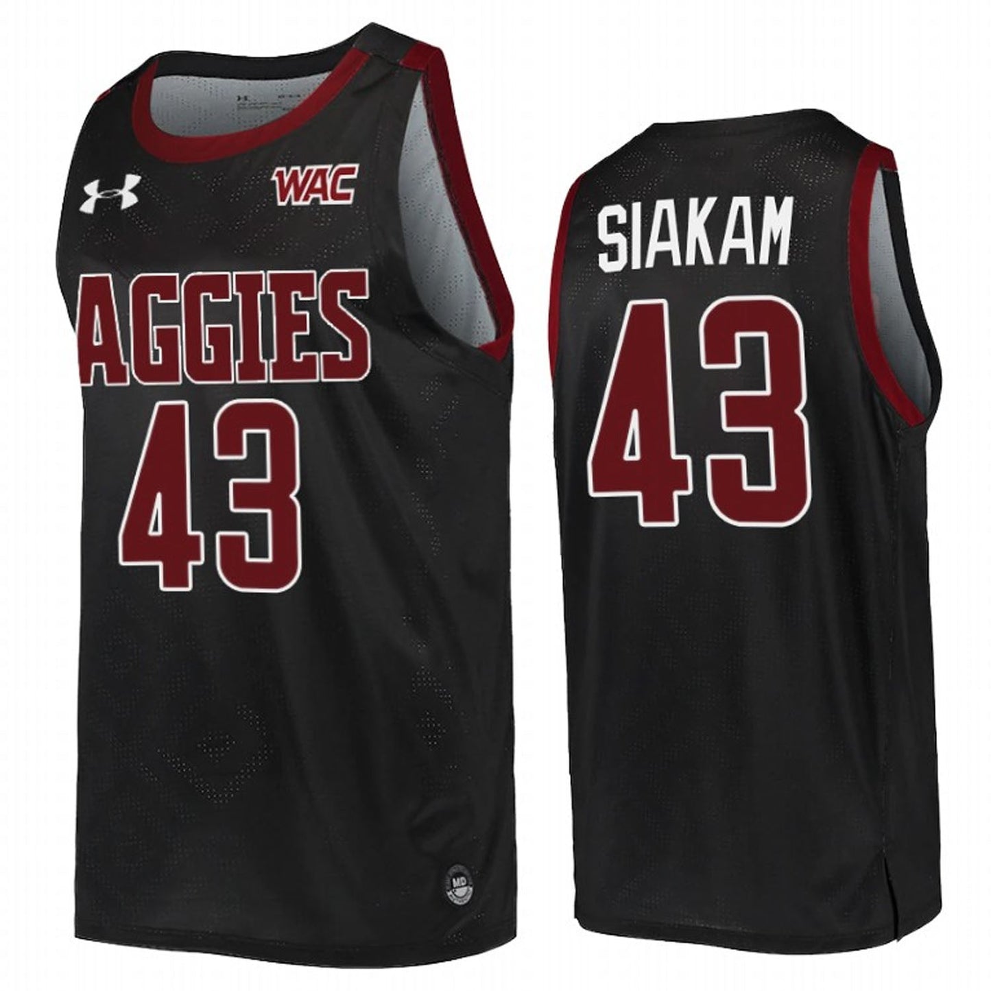 NCAAB Pascal Siakam New Mexico State Aggies 43 Jersey