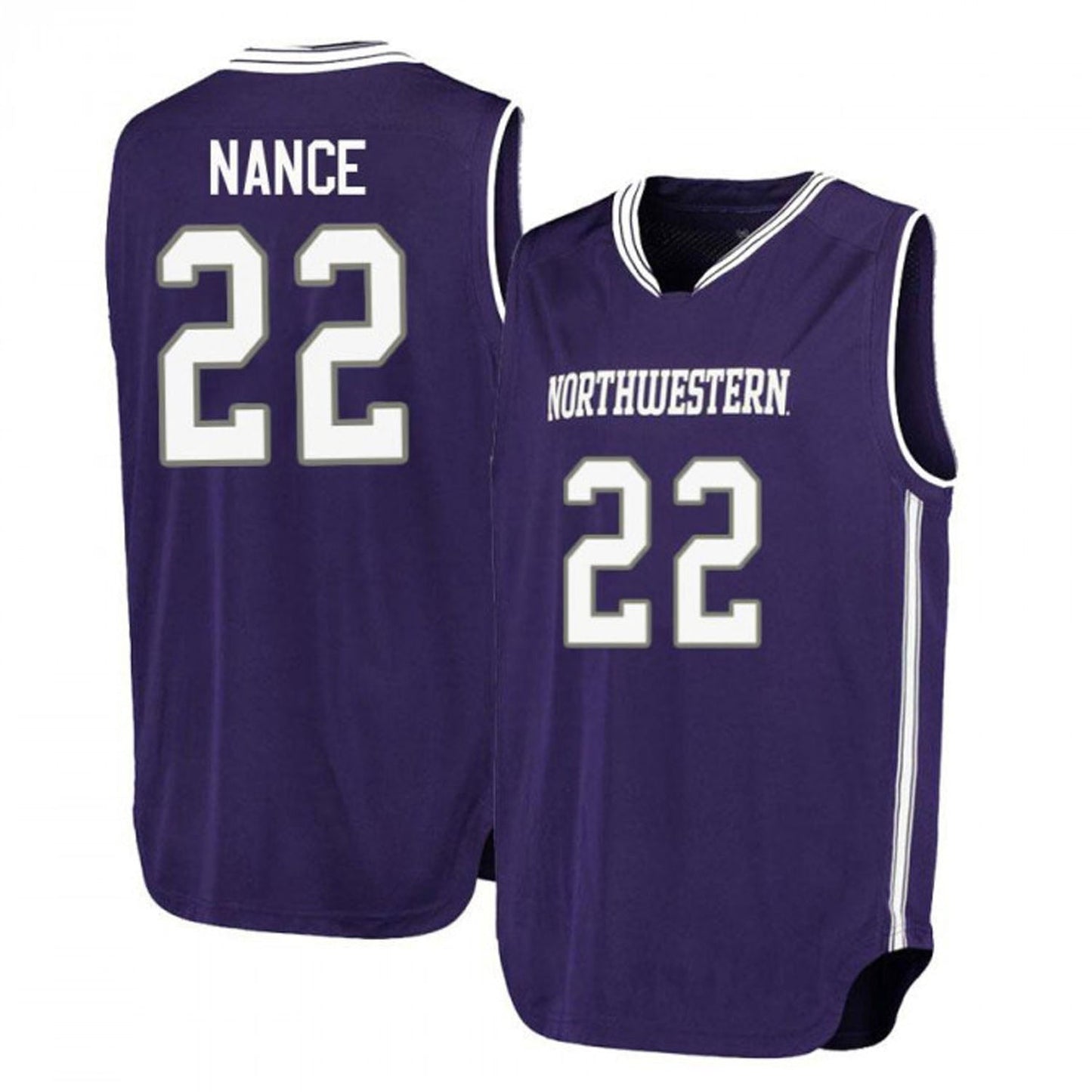 NCAAB Pete Nance Northwestern Wildcats 22 Jersey
