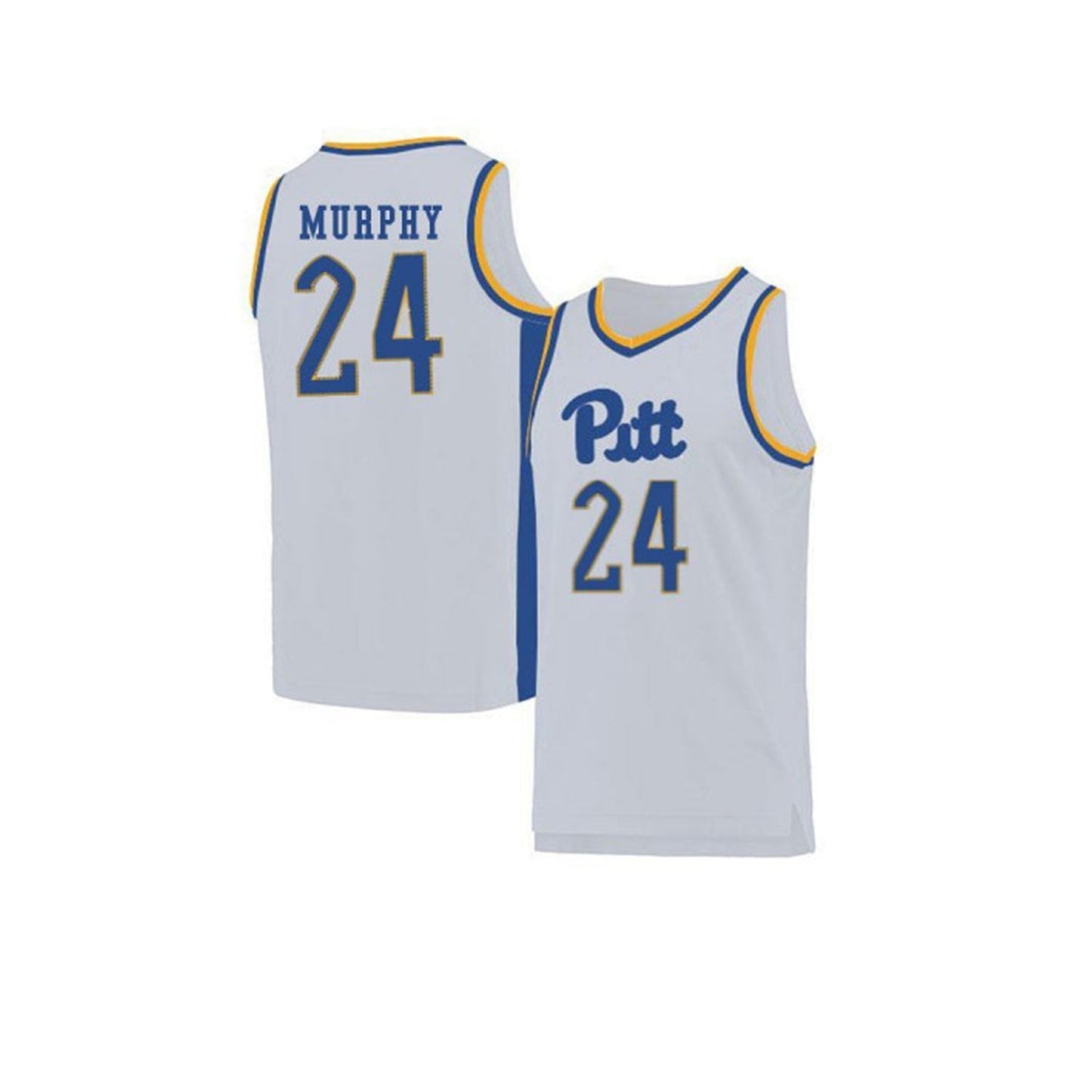 NCAAB Ryan Murphy White Pittsburgh Panthers 24 Jersey