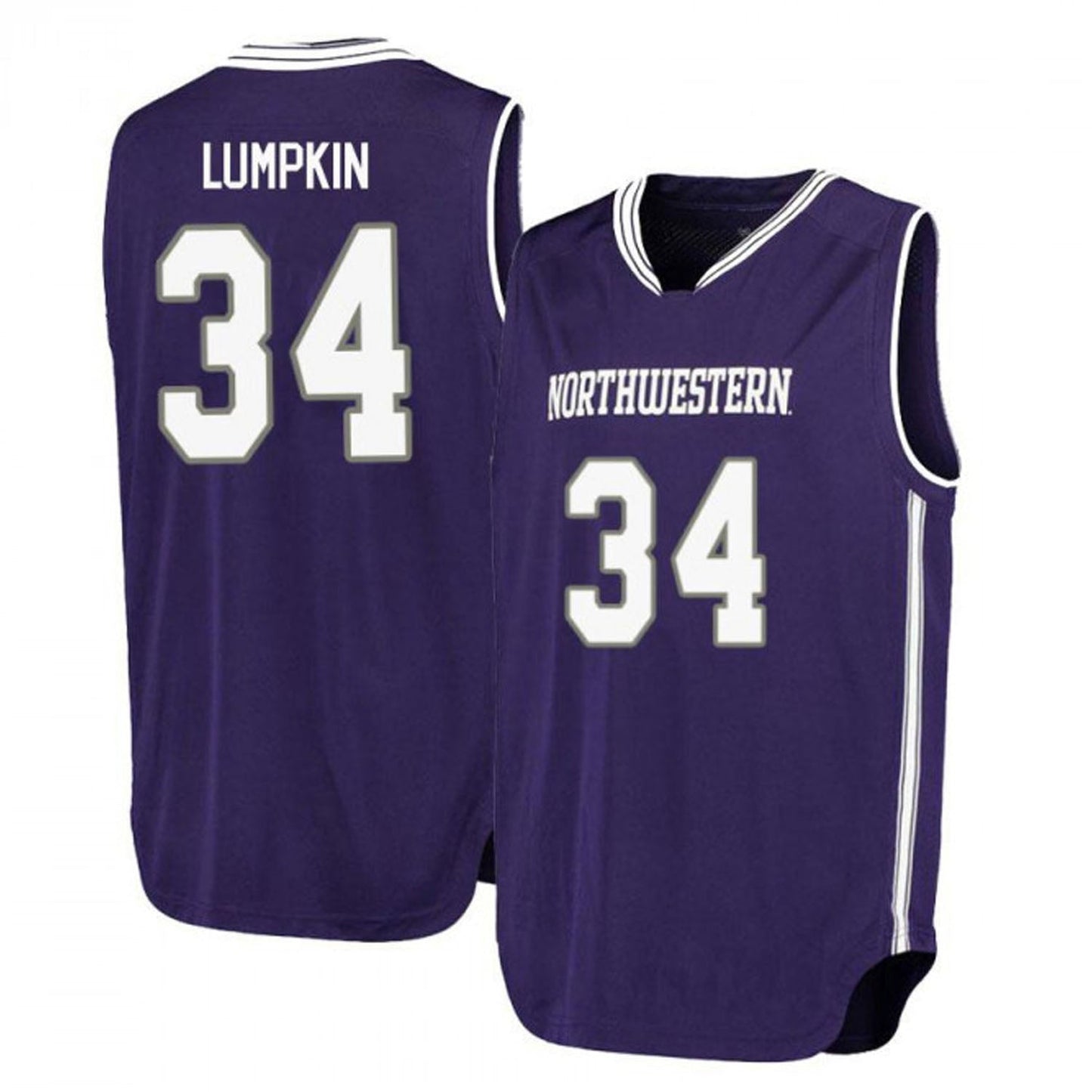 NCAAB Sanjay Lumpkin Northwestern Wildcats 34 Jersey
