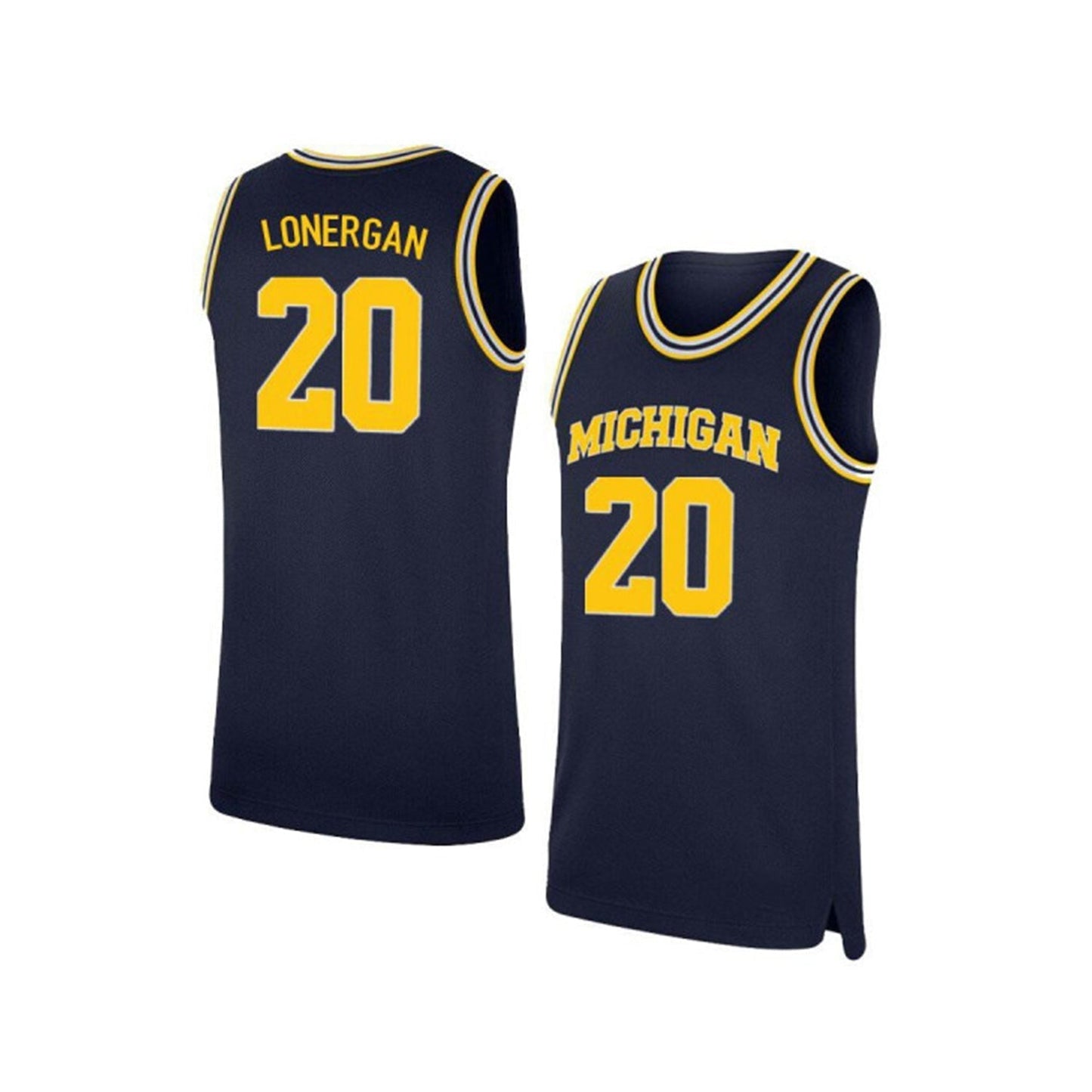 NCAAB Sean Lonergan Michigan Wolverines 20 Jersey