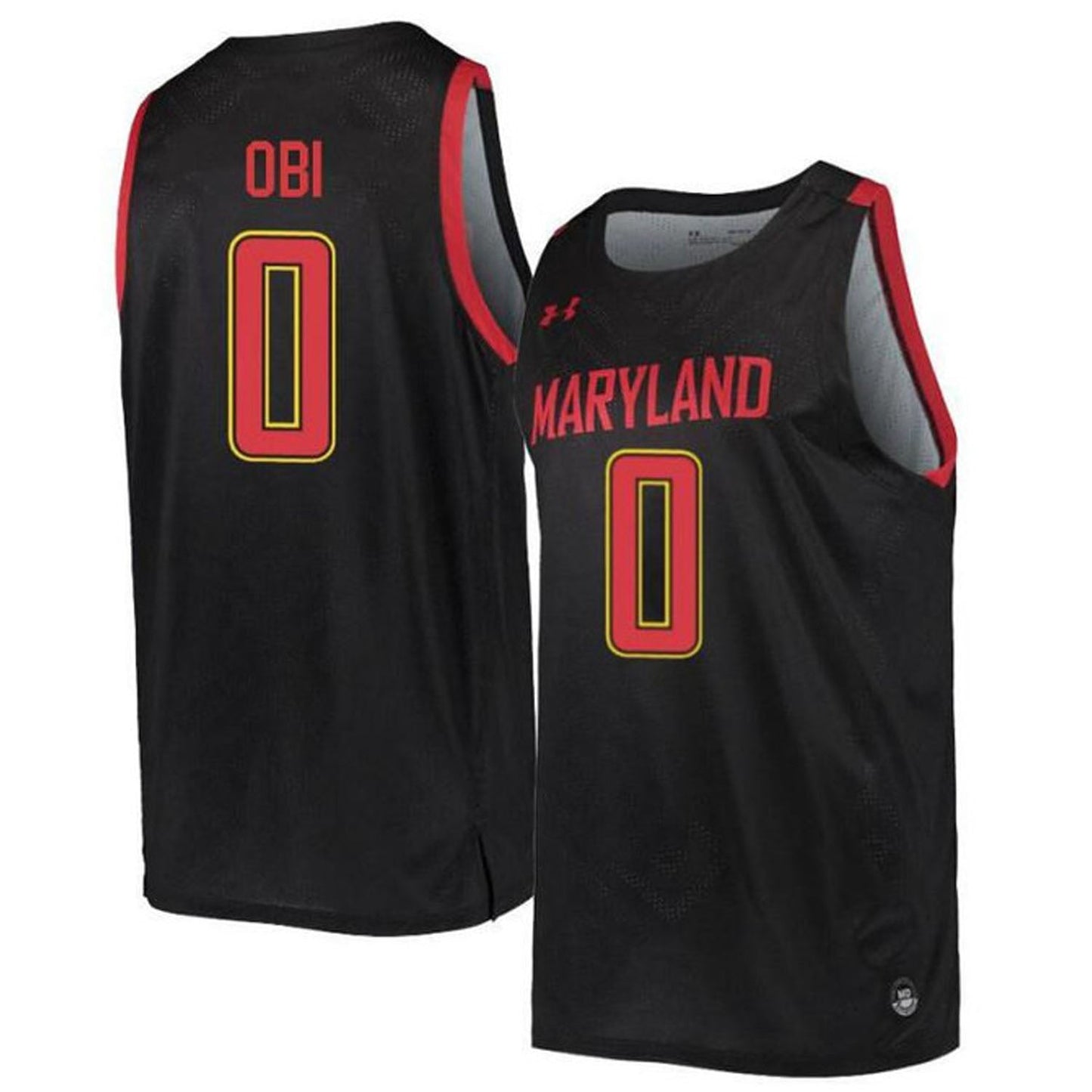 NCAAB Sean Obi Maryland Terrapins 0 Jersey