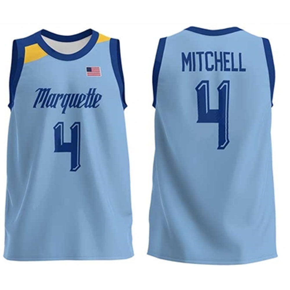 NCAAB Stevie Mitchell Marquette Golden Eagles 4 Jersey