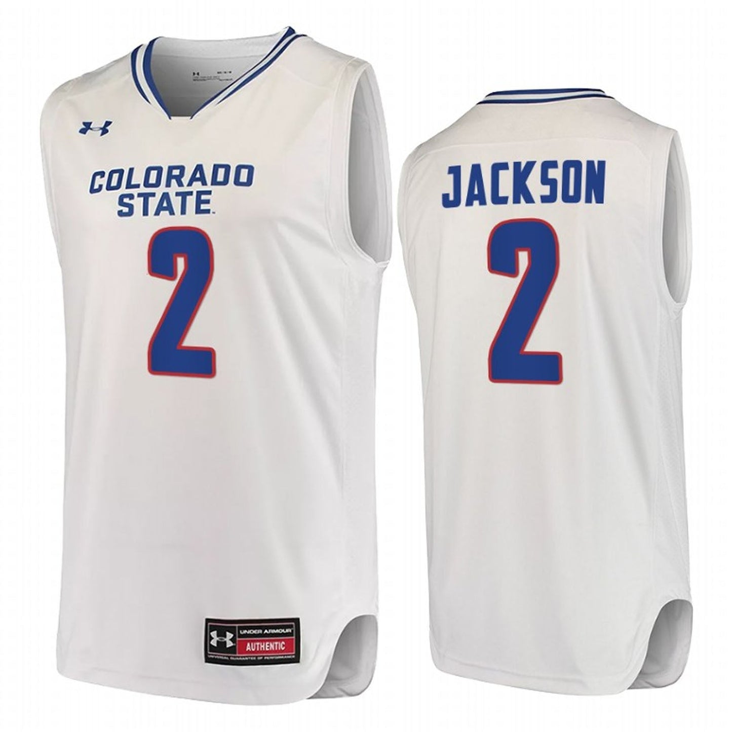 NCAAB Tavi Jackson Colorado State Rams 2 Jersey