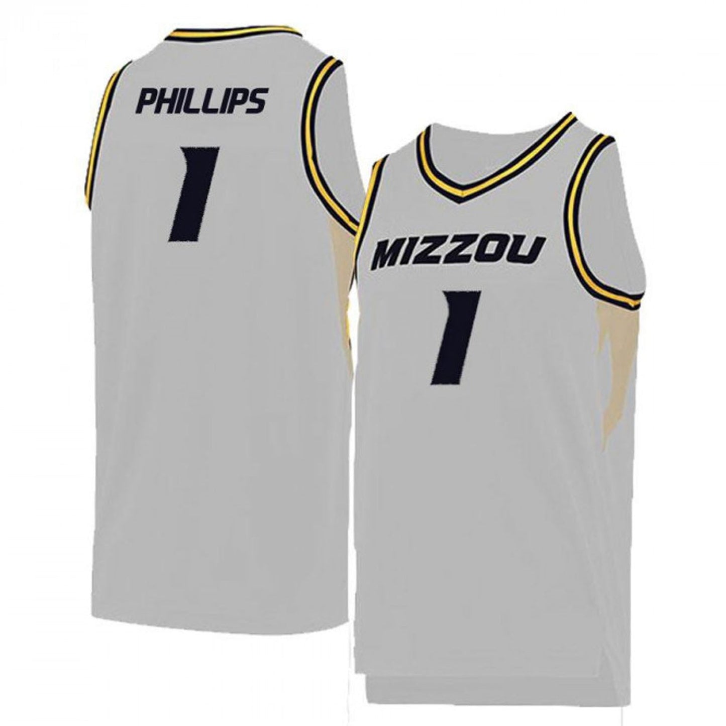 NCAAB Terrence Phillips Missouri Tigers 1 Jersey