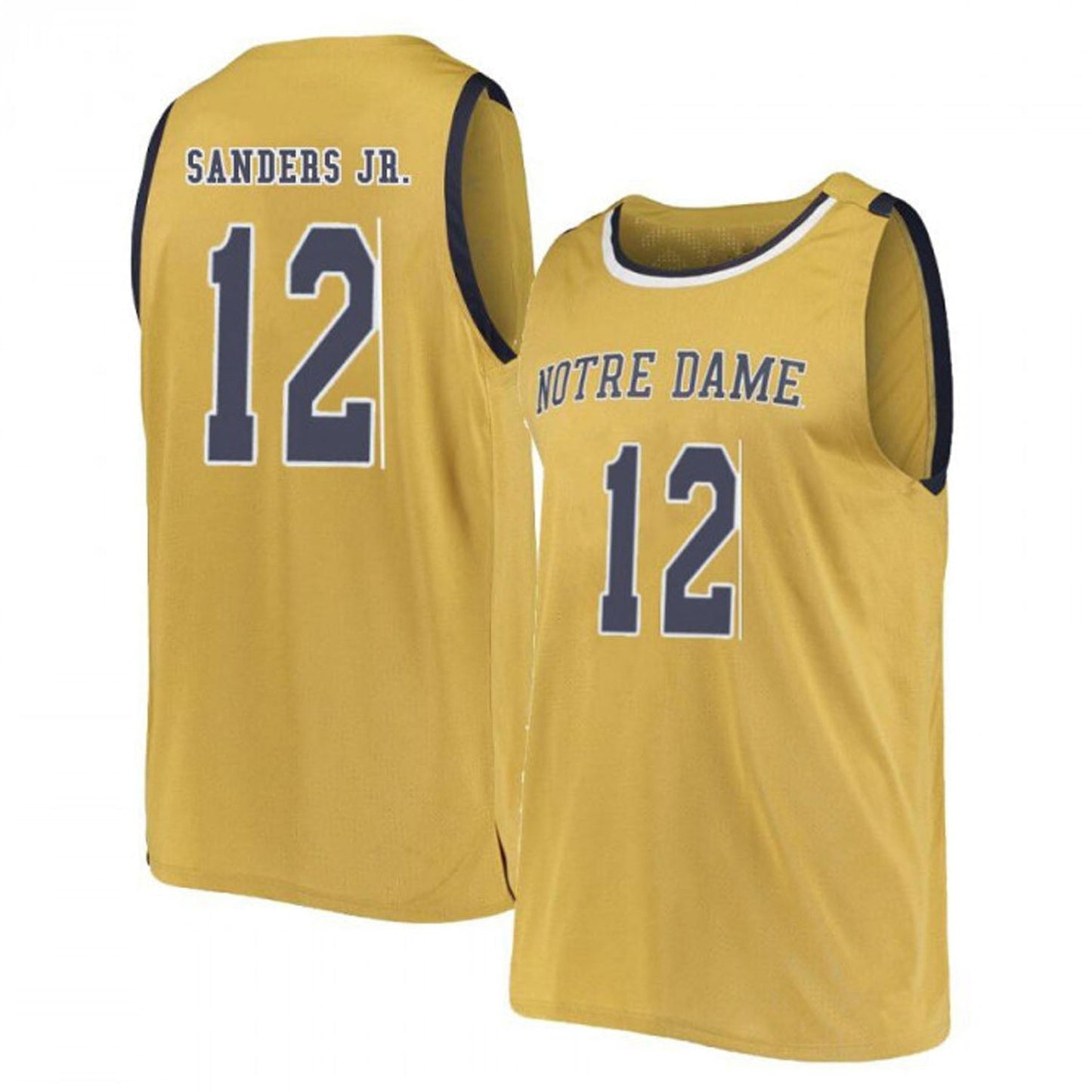 NCAAB Tony Sanders Jr. Notre Dame Fighting Irish 12 Jersey