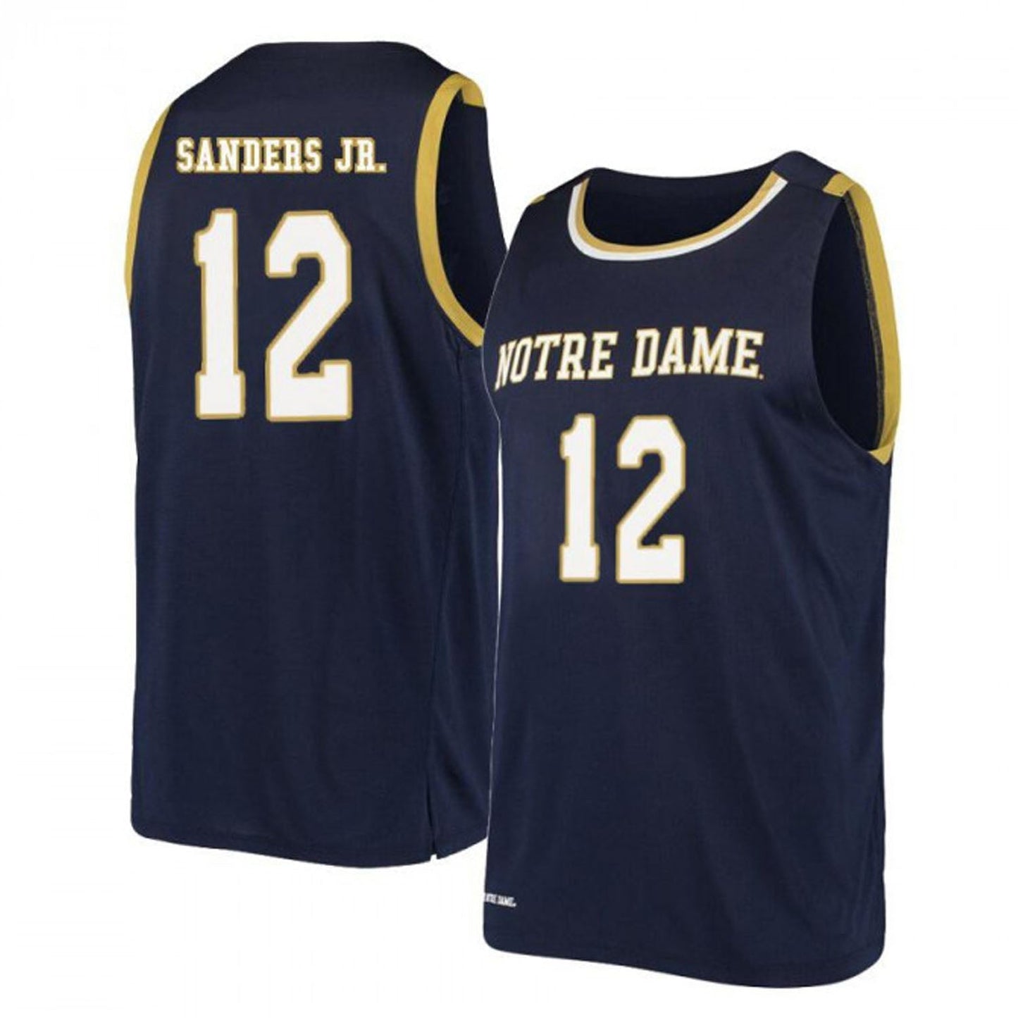 NCAAB Tony Sanders Jr. Notre Dame Fighting Irish 12 Jersey
